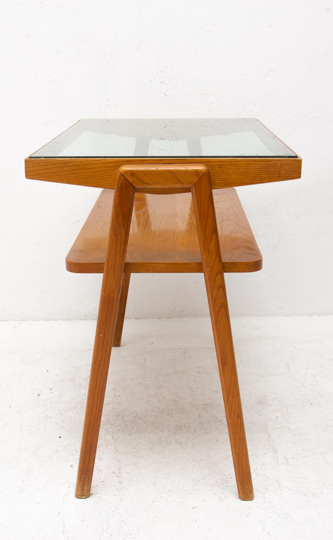 Midcentury Glazed Coffee or Side Table, Czechoslovakia, 1960s 4