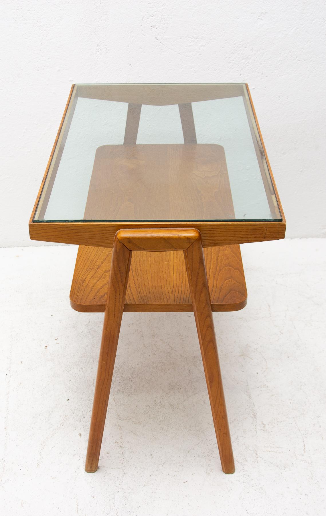 Midcentury Glazed Coffee or Side Table, Czechoslovakia, 1960s 5