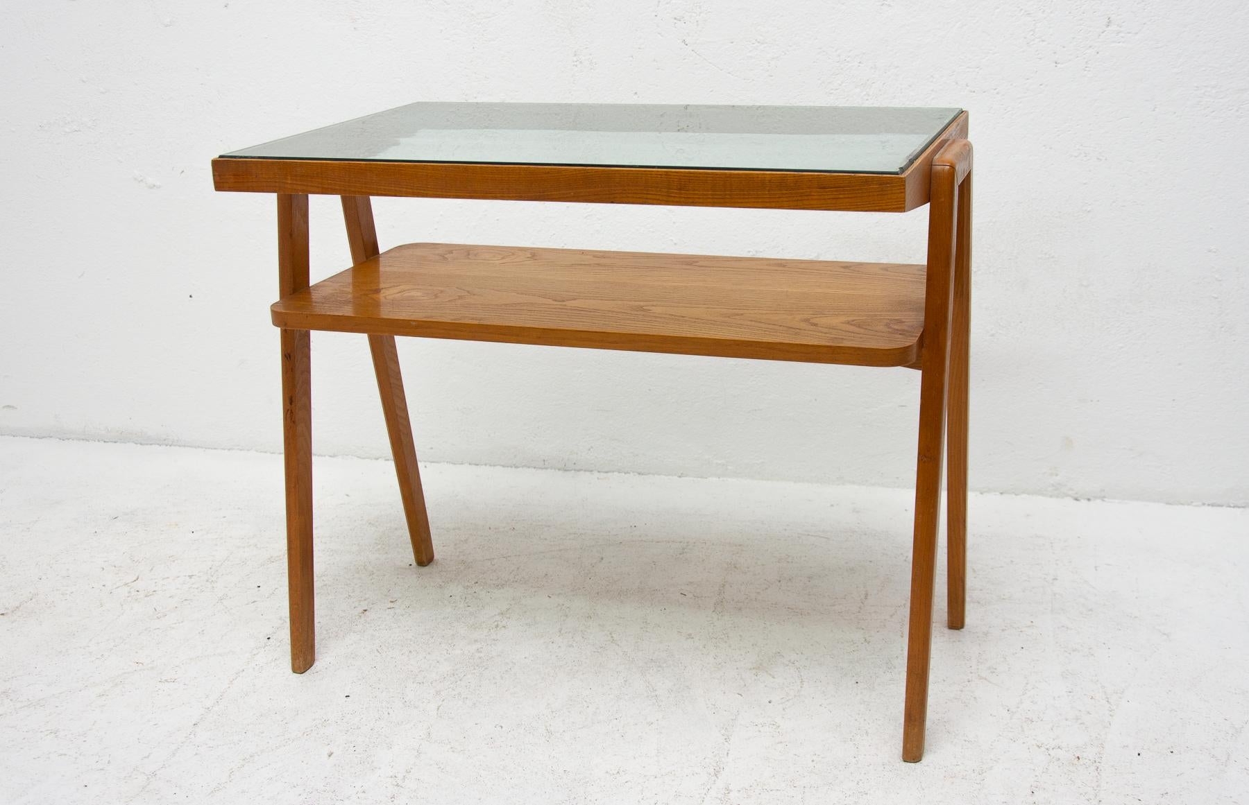 Midcentury Glazed Coffee or Side Table, Czechoslovakia, 1960s In Good Condition In Prague 8, CZ