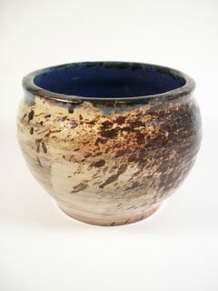 Mid Century Glazed Terracotta Studio Pottery Bowl - Canada - Signed - Circa 1954