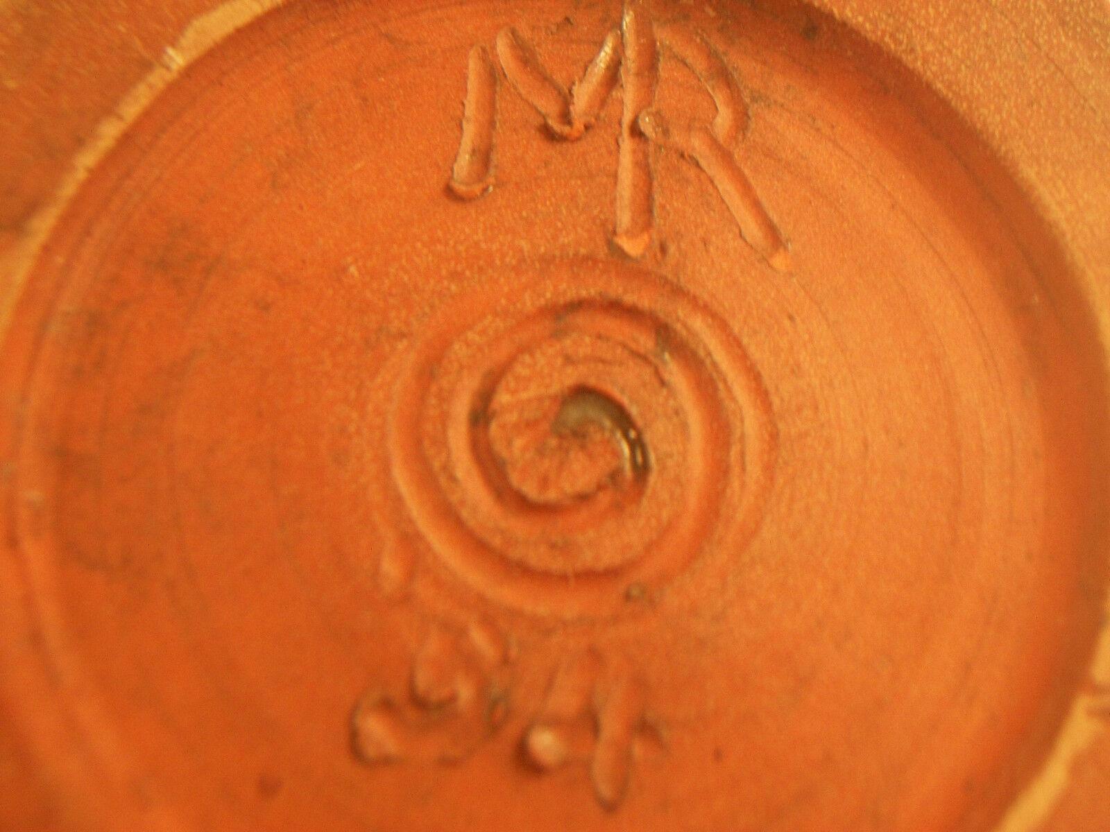 Mid Century Glazed Terracotta Studio Pottery Bowl - Canada - Signed - Circa 1954 For Sale 2