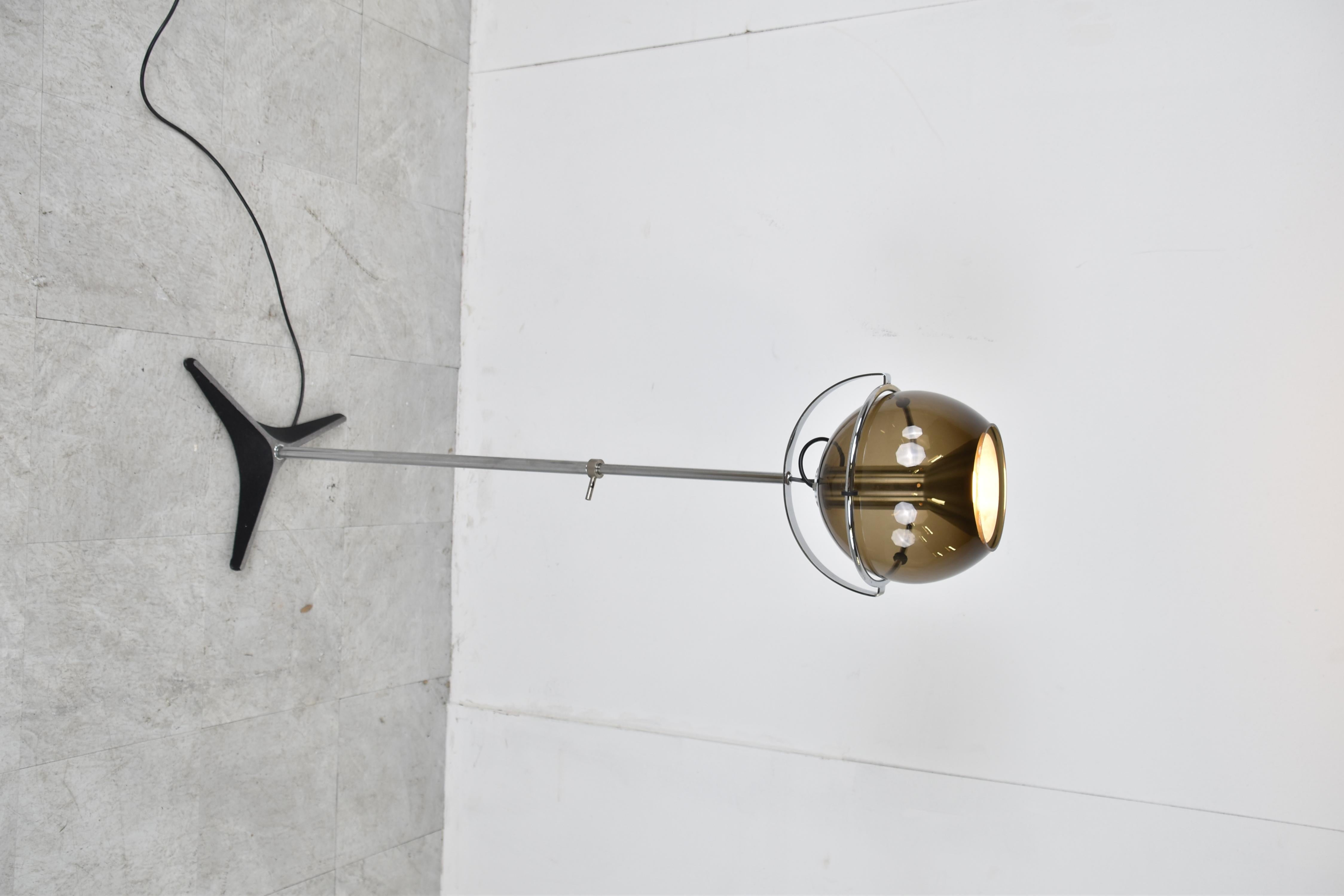 Dutch Mid-Century Globe Floor Lamp by Frank Ligtelijn for Raak, 1960s