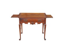 Mid Century Globe Furniture Colony Queen Anne Stil Mahagoni Tee Tablett Tisch