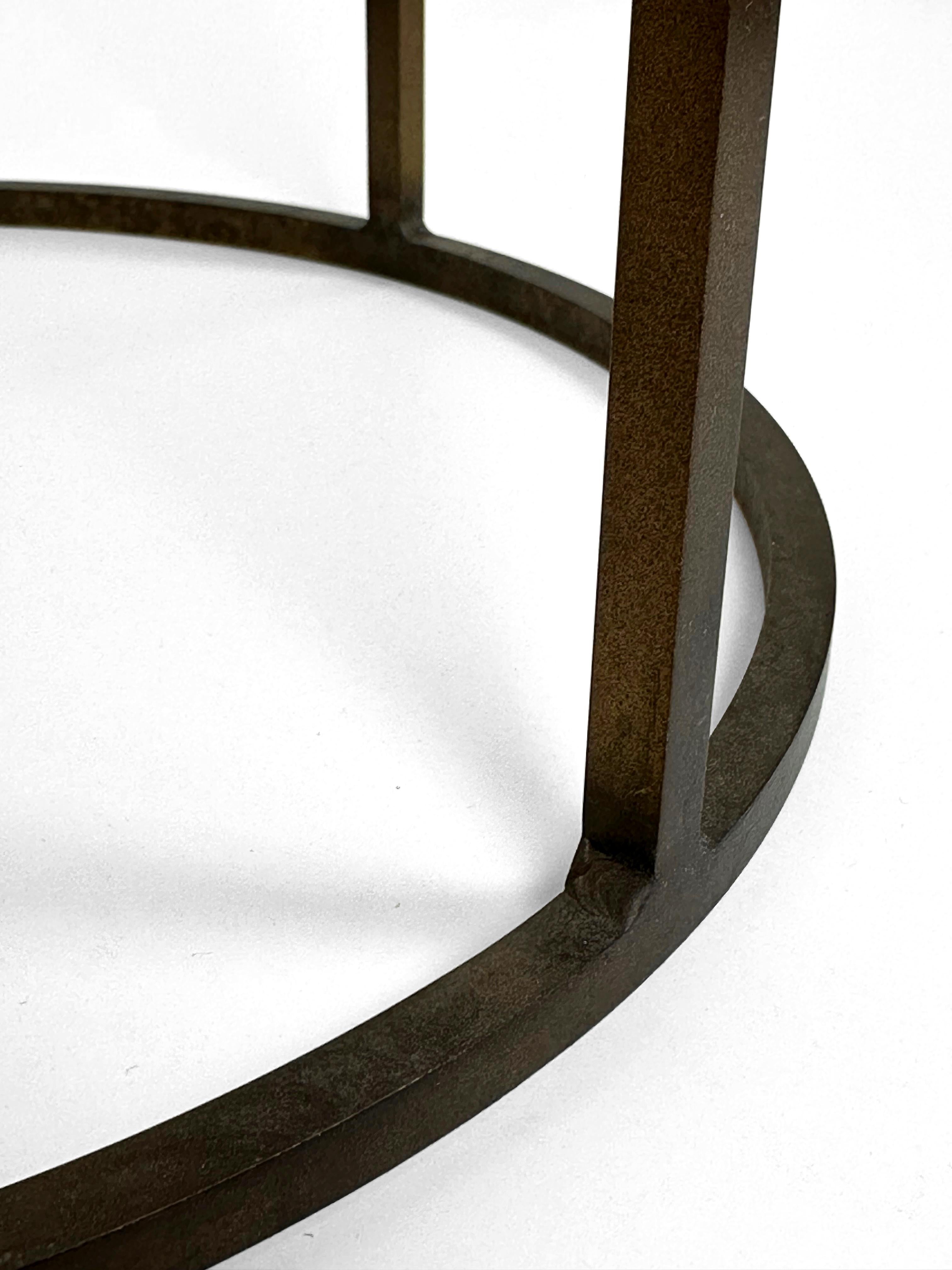 Globe terrestre du milieu du siècle sur un Stand en bronze à la manière de Paul McCobb en vente 11