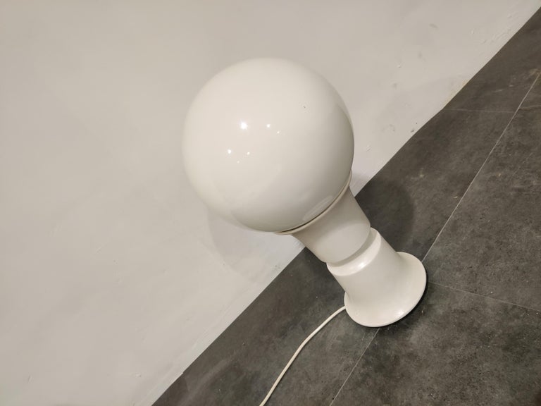 Space Age Midcentury Globe Table Lamp, 1970s For Sale