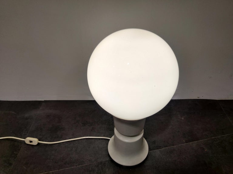 Late 20th Century Midcentury Globe Table Lamp, 1970s For Sale
