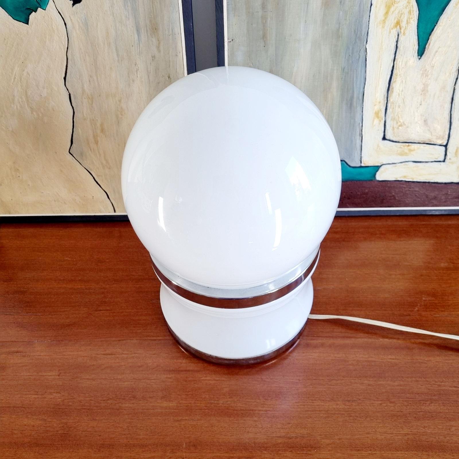 Italian Midcentury Globe Table Lamp, Goffredo Reggiani for Reggiani, Italy, 60s For Sale