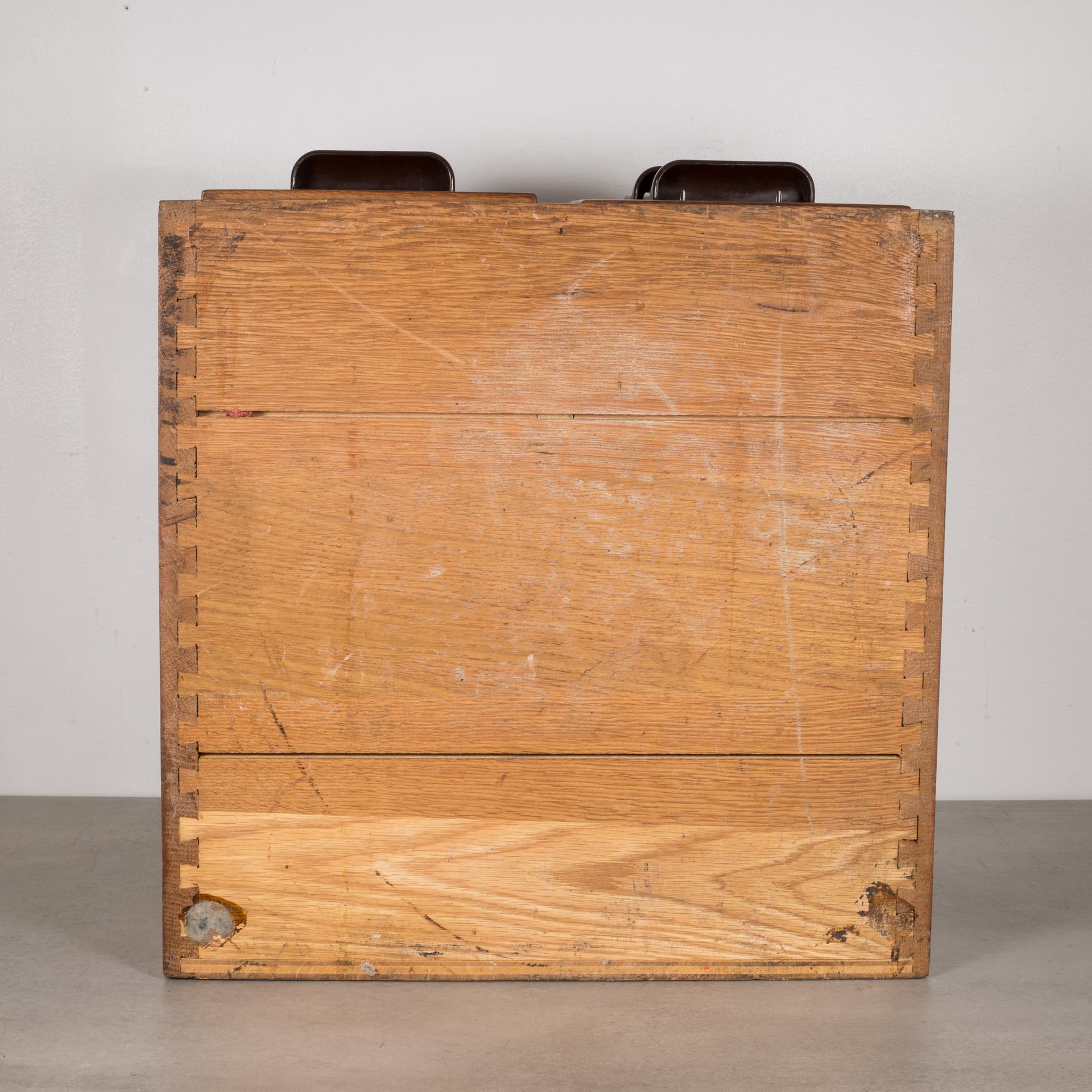 20th Century Midcentury Globe Wernicke Card Catalog, circa 1930s