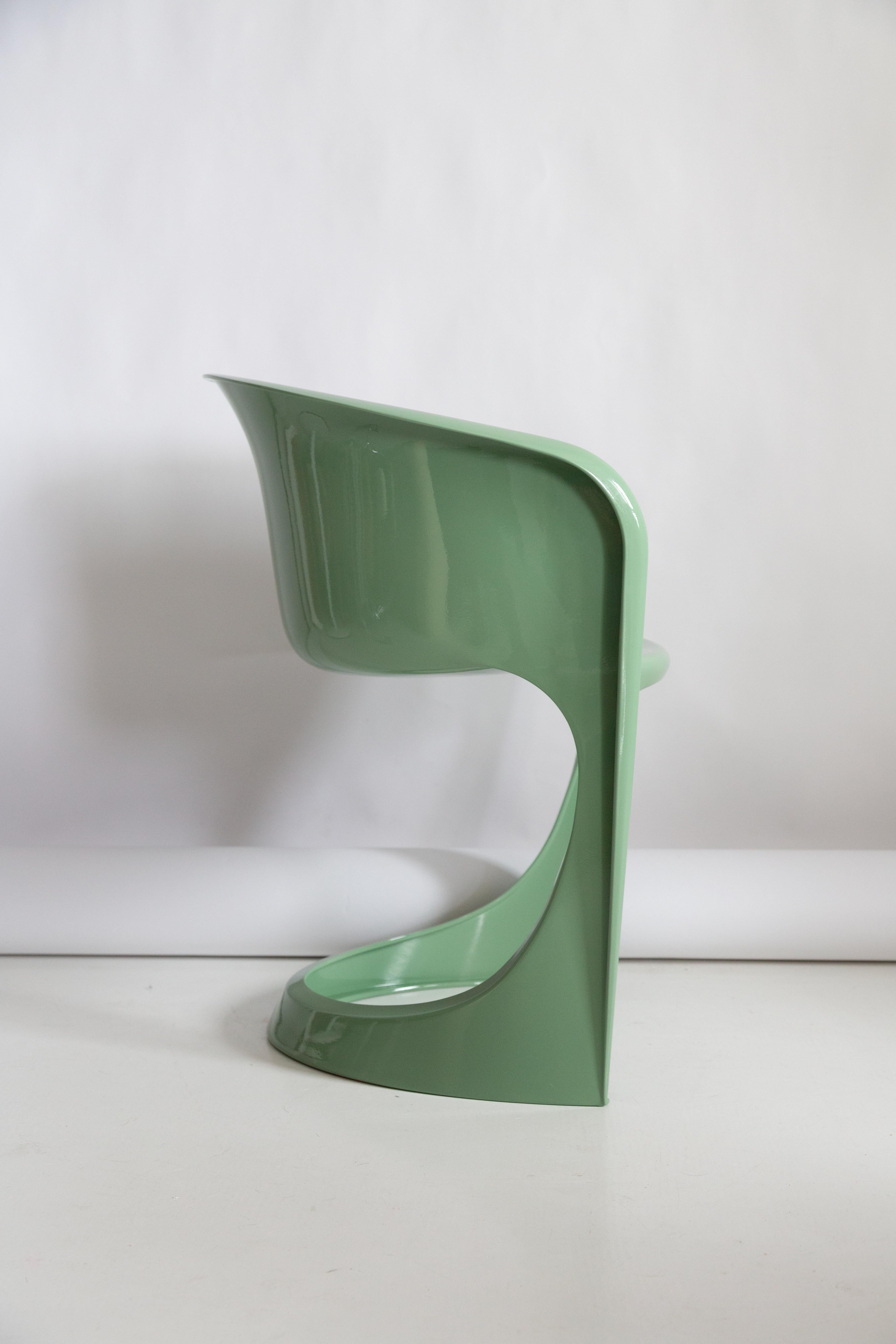 Mid-Century Modern Mid Century Glossy Mint Green Cado Chair, Steen Østergaard, 1974 For Sale