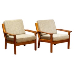 Mid-century Glostrop Mobelfabrik Lounge Chairs c.1960