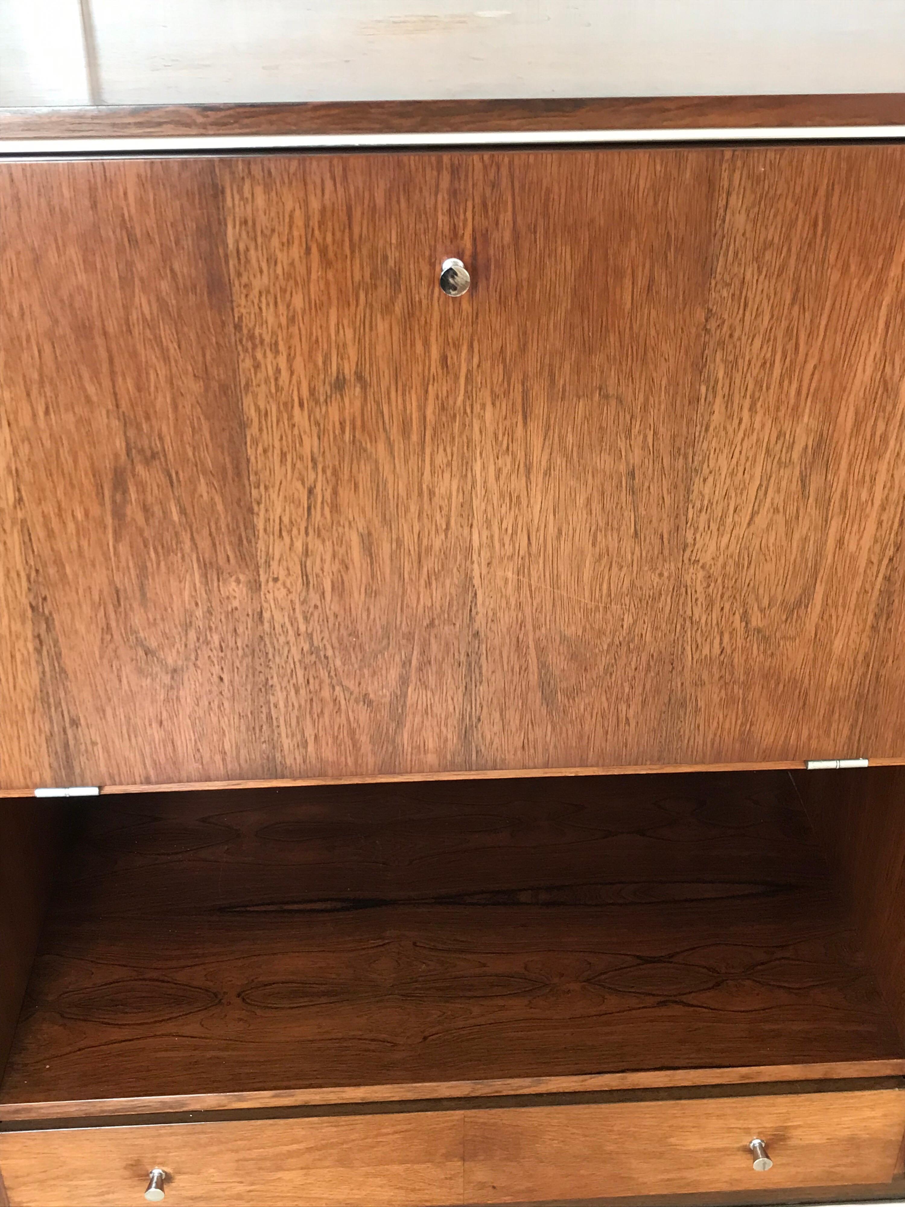 Stained Midcentury G.N.B Cabinet, 1960s For Sale