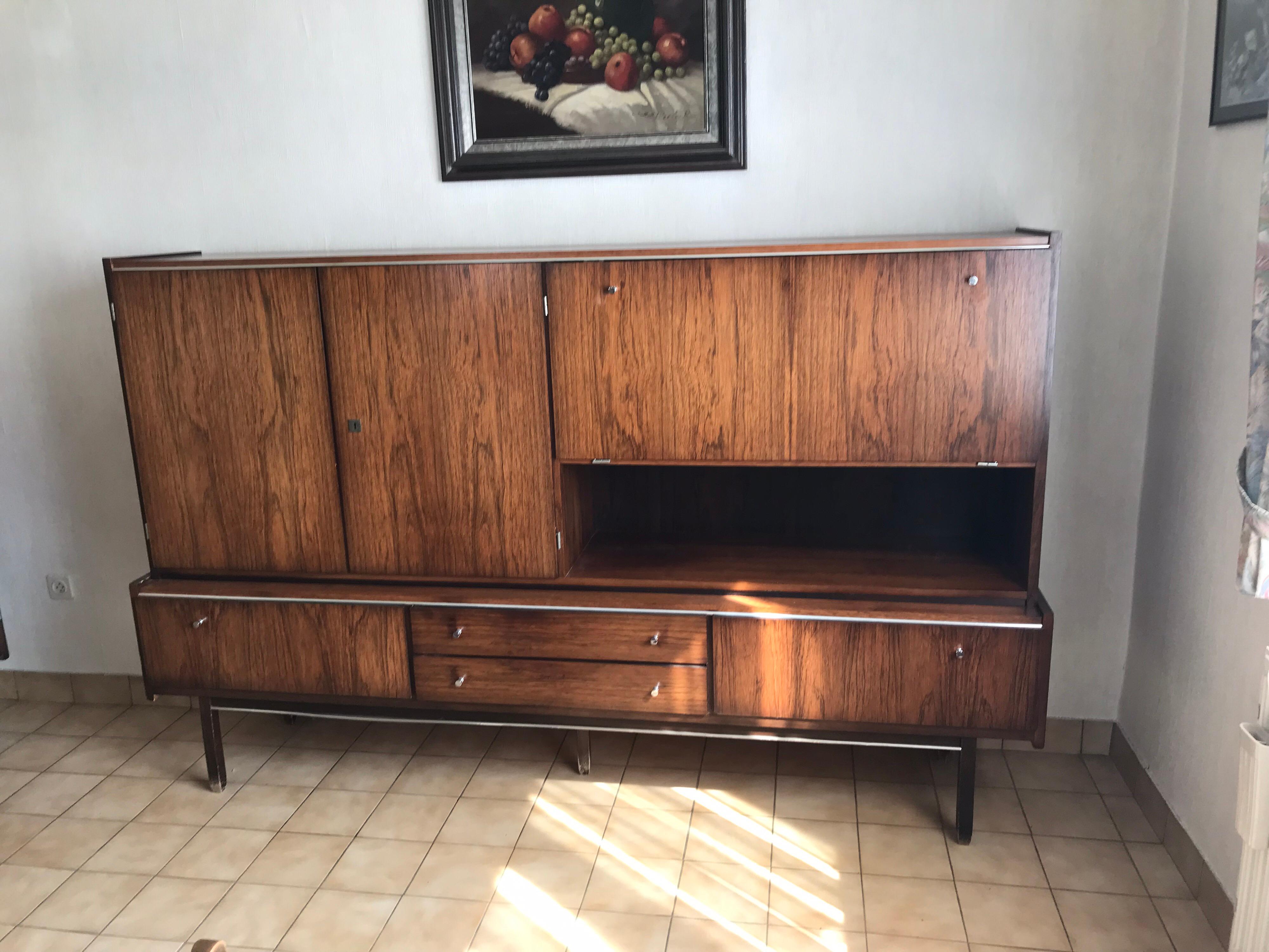 Midcentury G.N.B Large Cabinet, 1960s For Sale 3