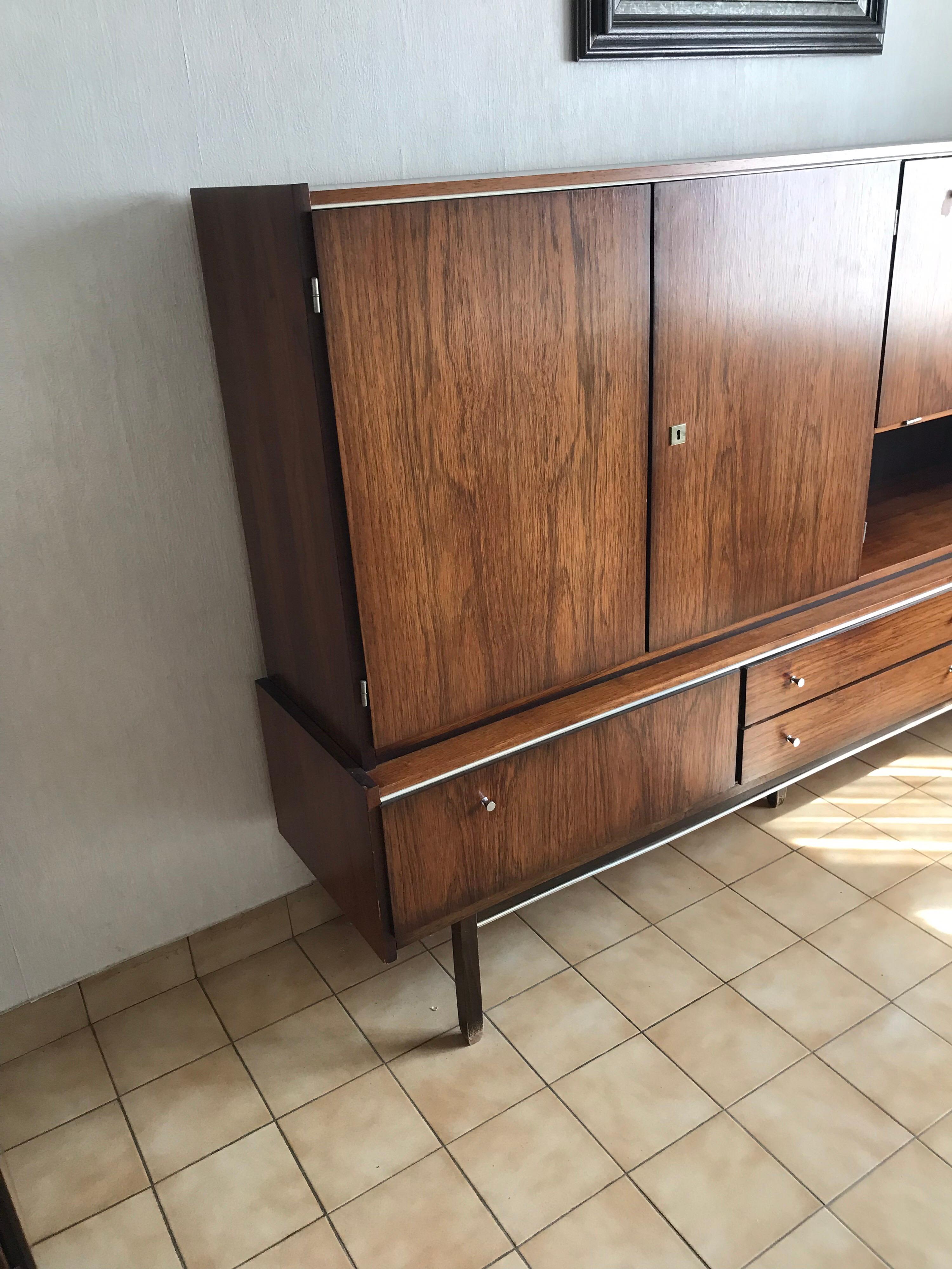 Belgian Midcentury G.N.B Large Cabinet, 1960s For Sale