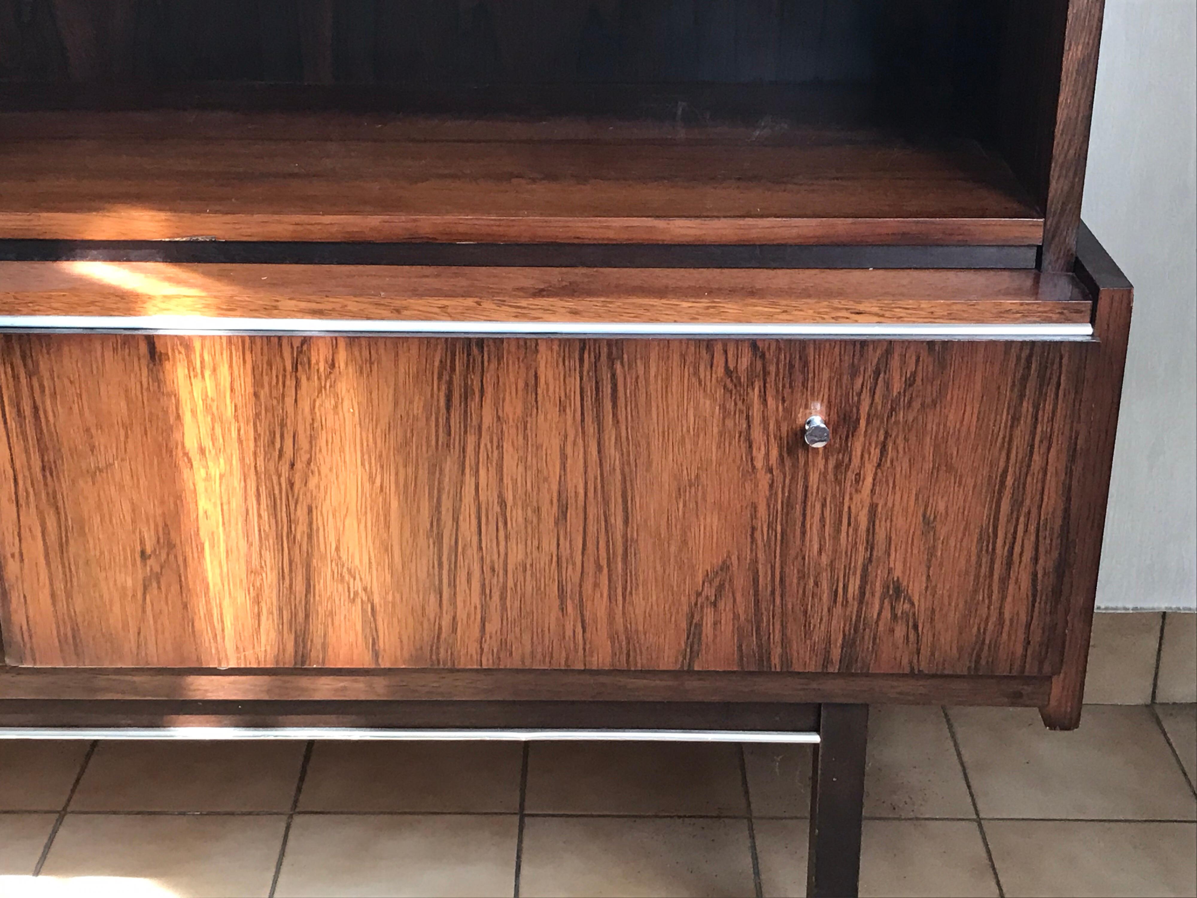 Stained Midcentury G.N.B Large Cabinet, 1960s For Sale