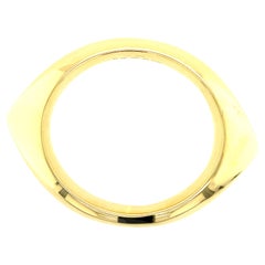 Mid-Century Gold Bangle Bracelet by Nanna DItzel for Georg Jensen