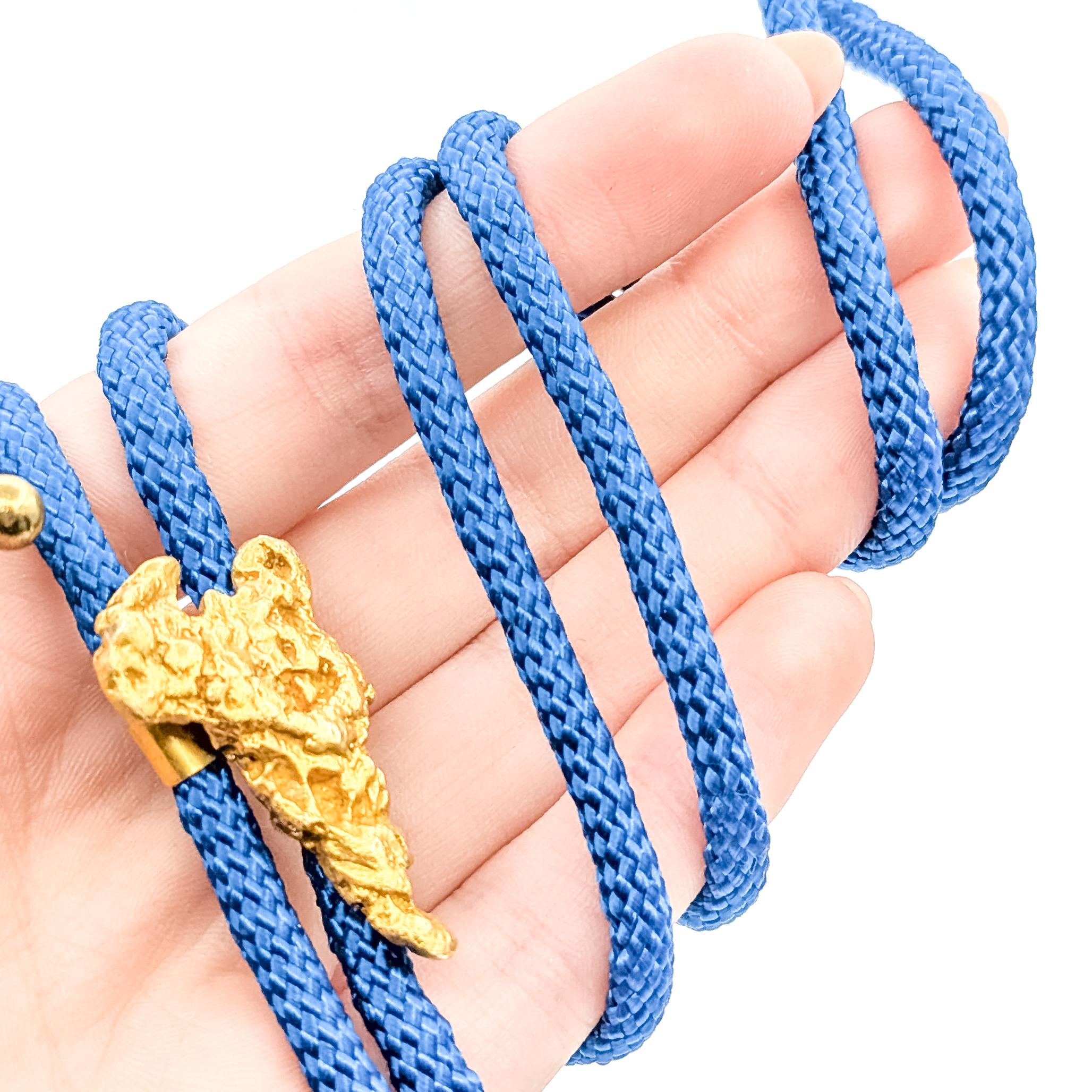 Rétro Bolo con pepita d'oro di metà secolo in 22k in vendita