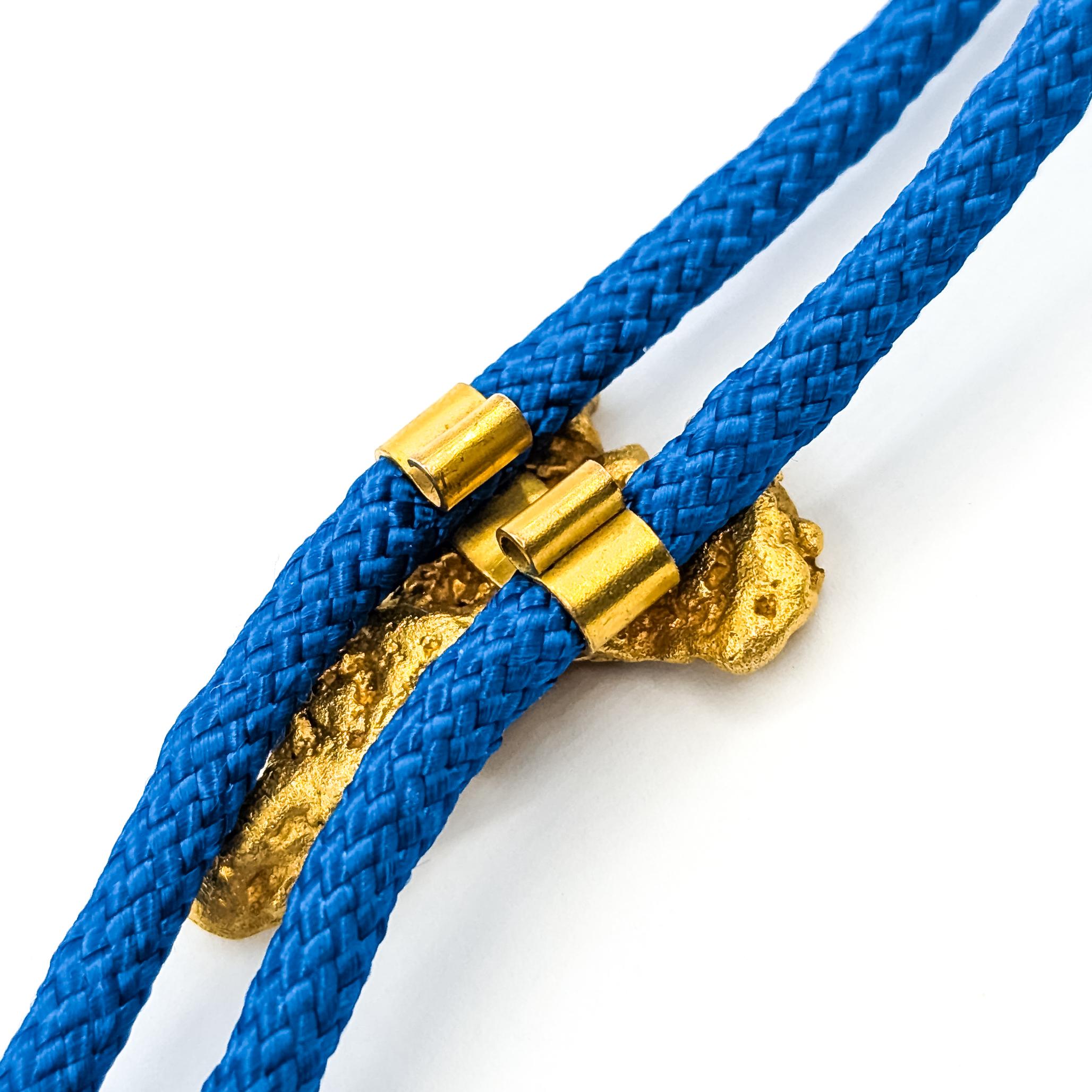 Bolo con pepita d'oro di metà secolo in 22k in vendita 2