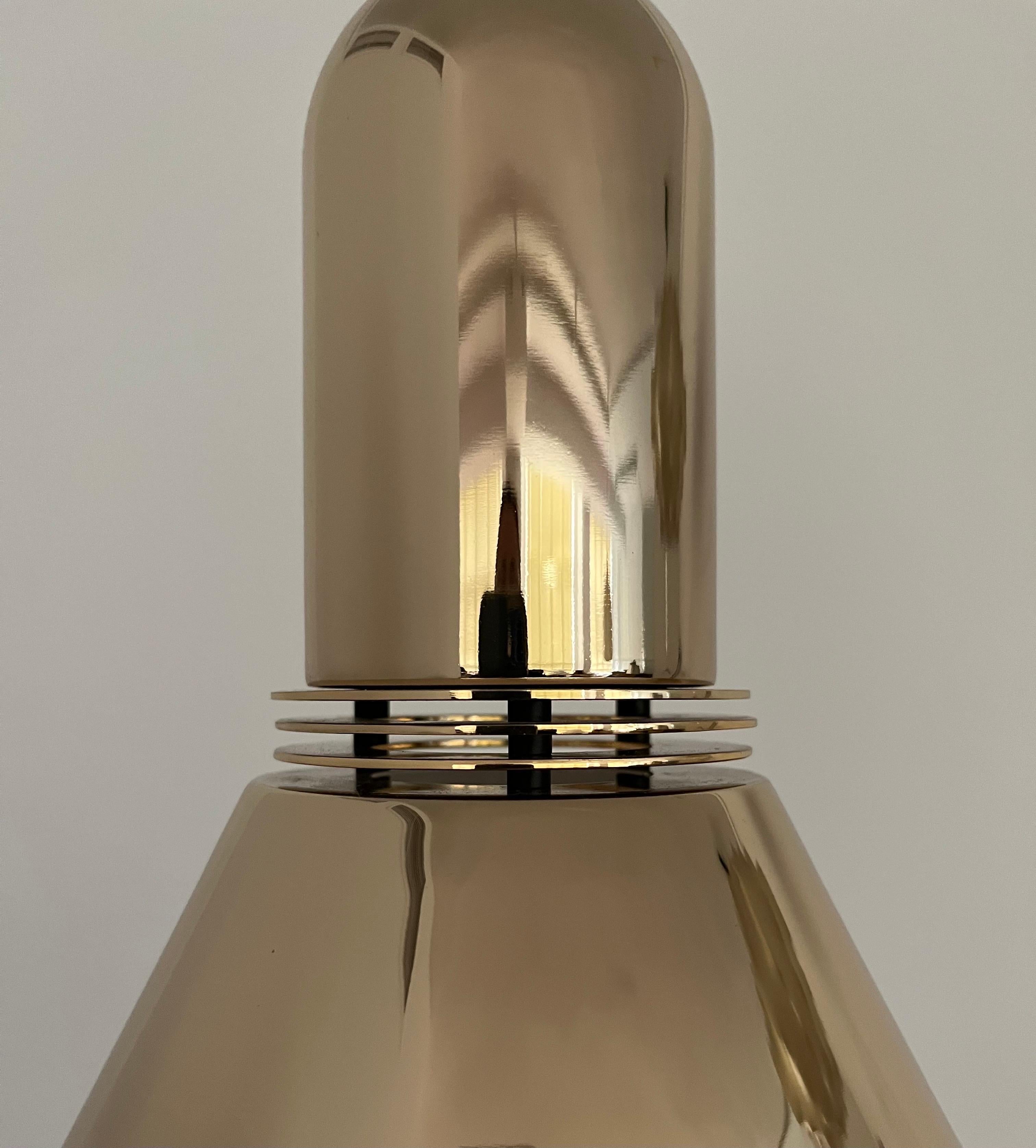 Mid-Century Gold Set of Two Chandeliers and Two Wall Sconces by Estiluz, 1970s In Excellent Condition For Sale In Badajoz, Badajoz