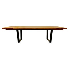 Mid Century Golden Oak Extending Dining Table  Golden Oak 9ft6" Modernist