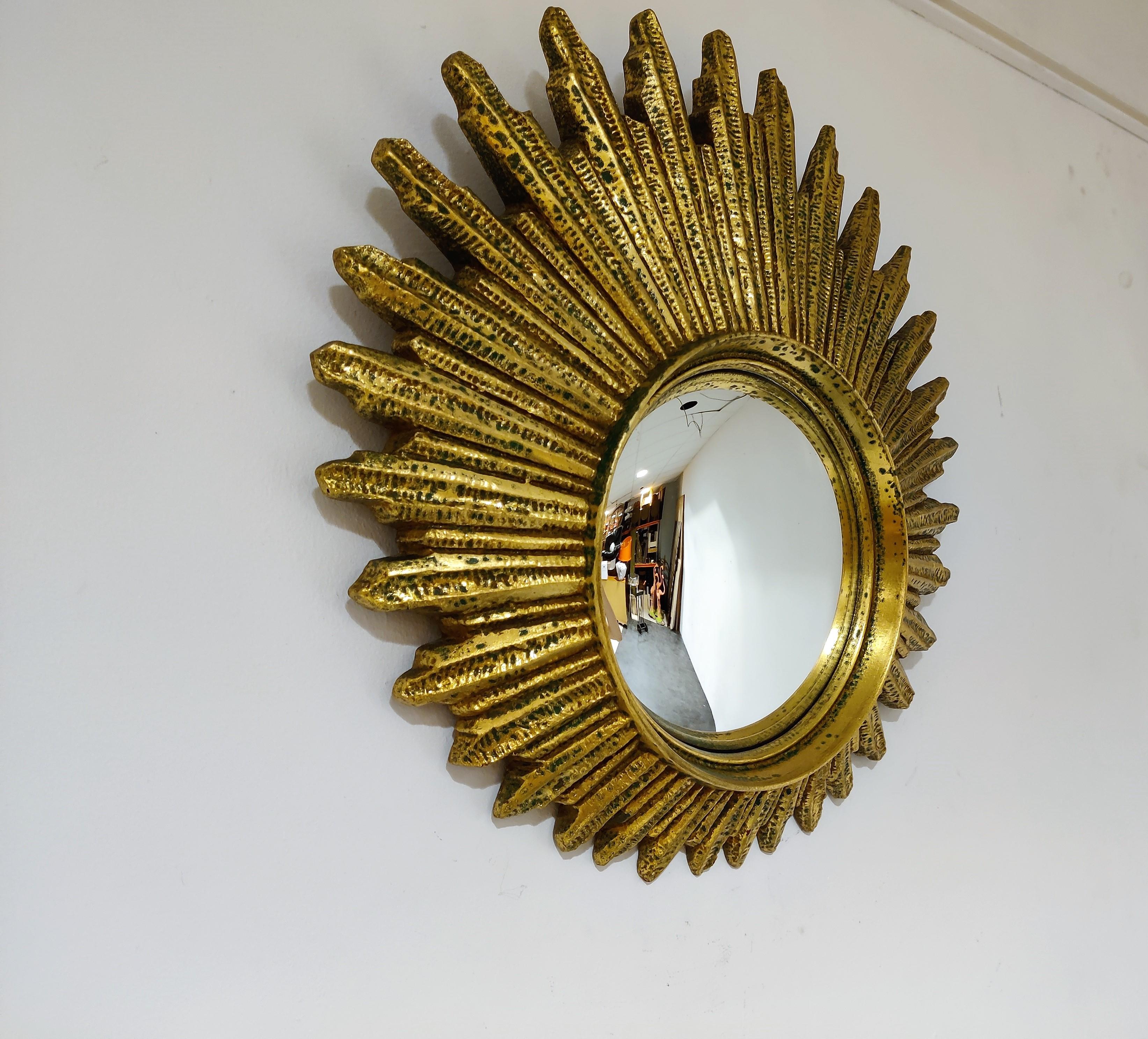 mid century starburst mirror