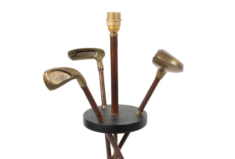 Midcentury Golf Club Floor Lamp For Sale at 1stDibs golf lamps for sale, golf floor lamp, golf