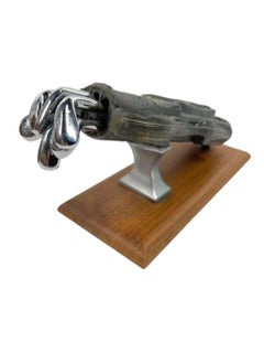 Mid-Century Golf Themed Cocktail Stirrers / Muddlers in a Golf Bag Stand