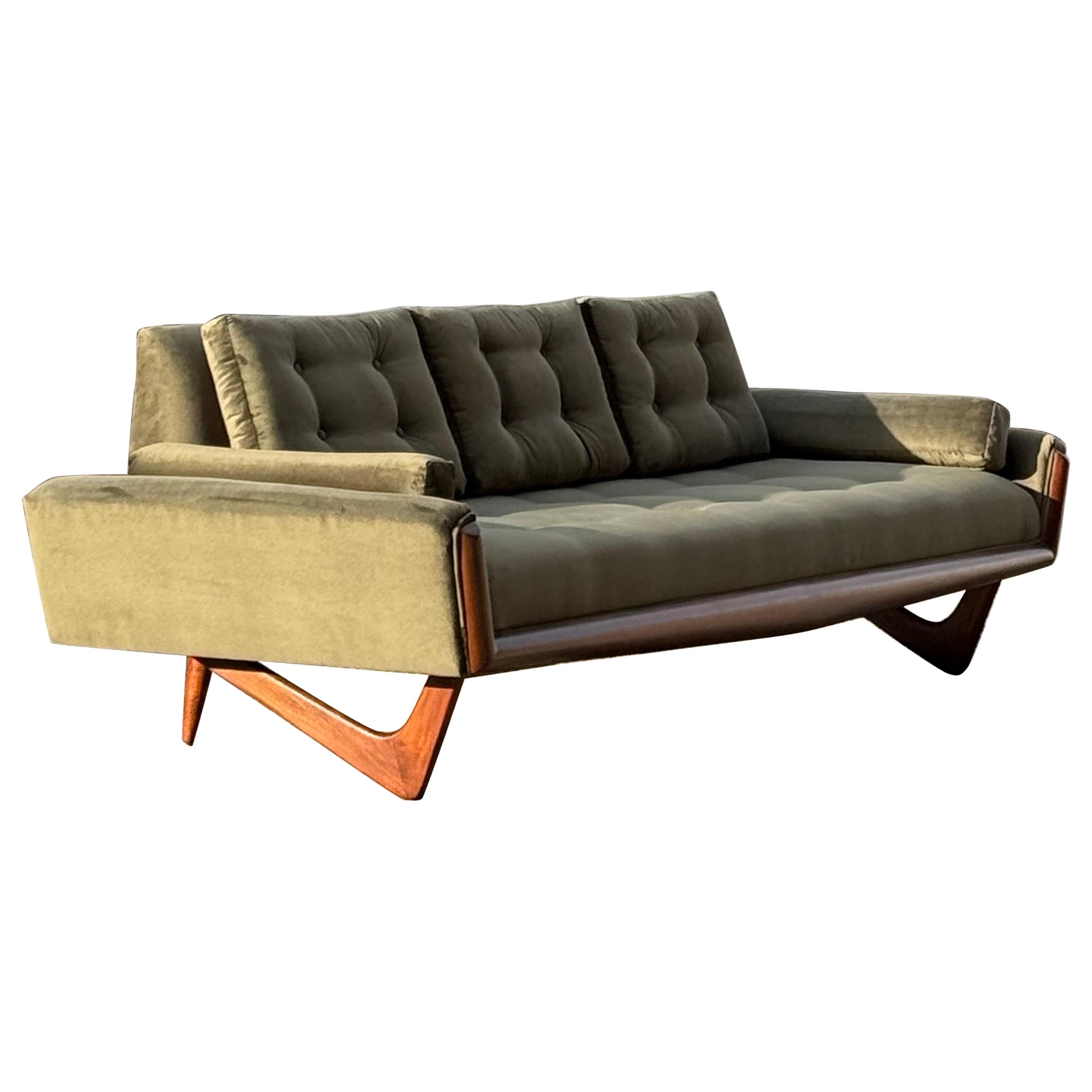 Canapé "Gondola" du milieu du siècle par Adrian Pearsall en vente