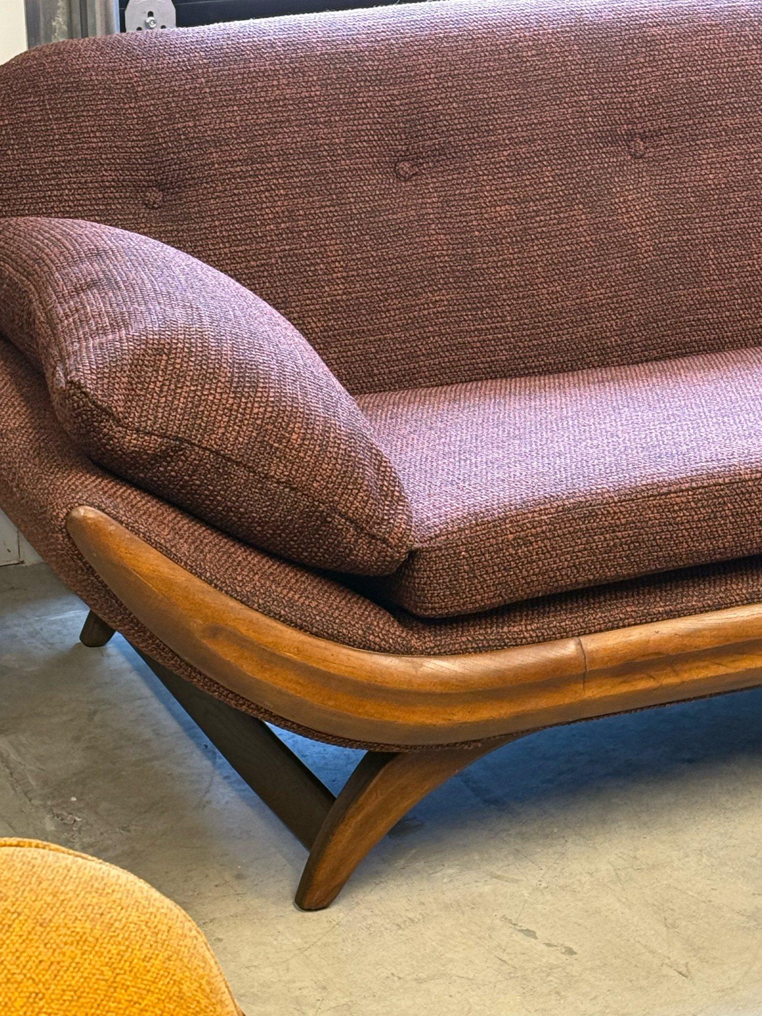 Mid-Century Gondola Sofa in the Style of Adrian Pearsall 3