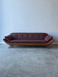 Mid-Century Gondola Sofa in the Style of Adrian Pearsall