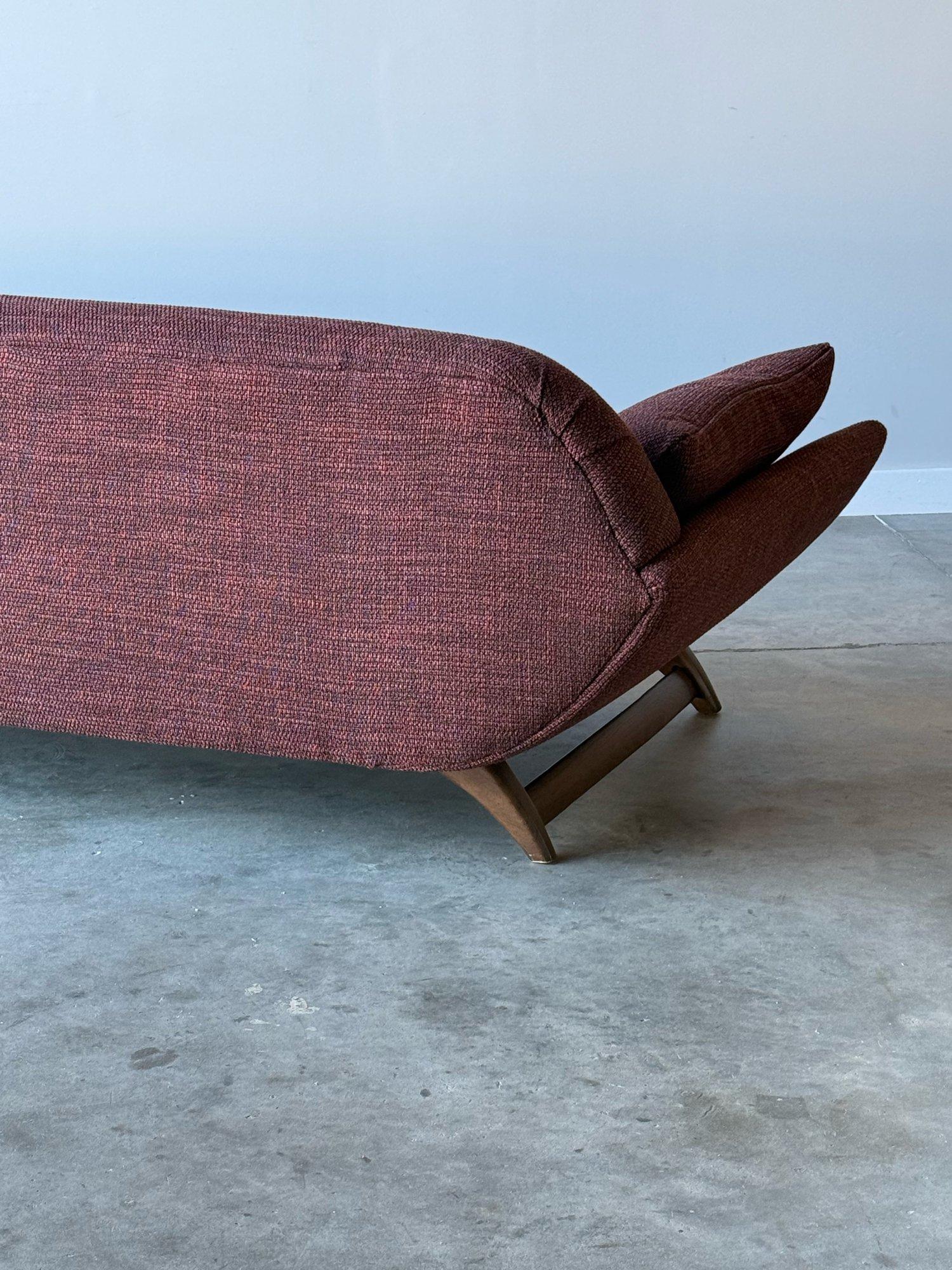 Mid-Century Gondola Sofa in the Style of Adrian Pearsall In Good Condition In Raleigh, NC