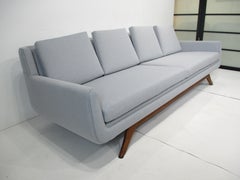 Mid Century Gondola Sofa in the style of Vladimir Kagan / Otmar Danish
