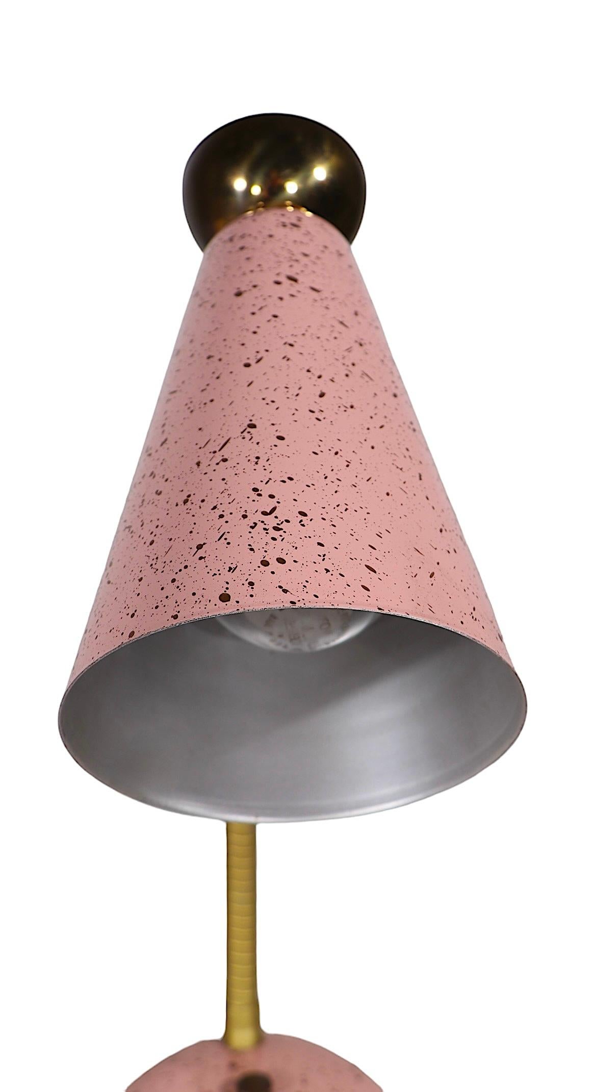 20th Century Mid Century Gooseneck Desk Lamp c. 1950's