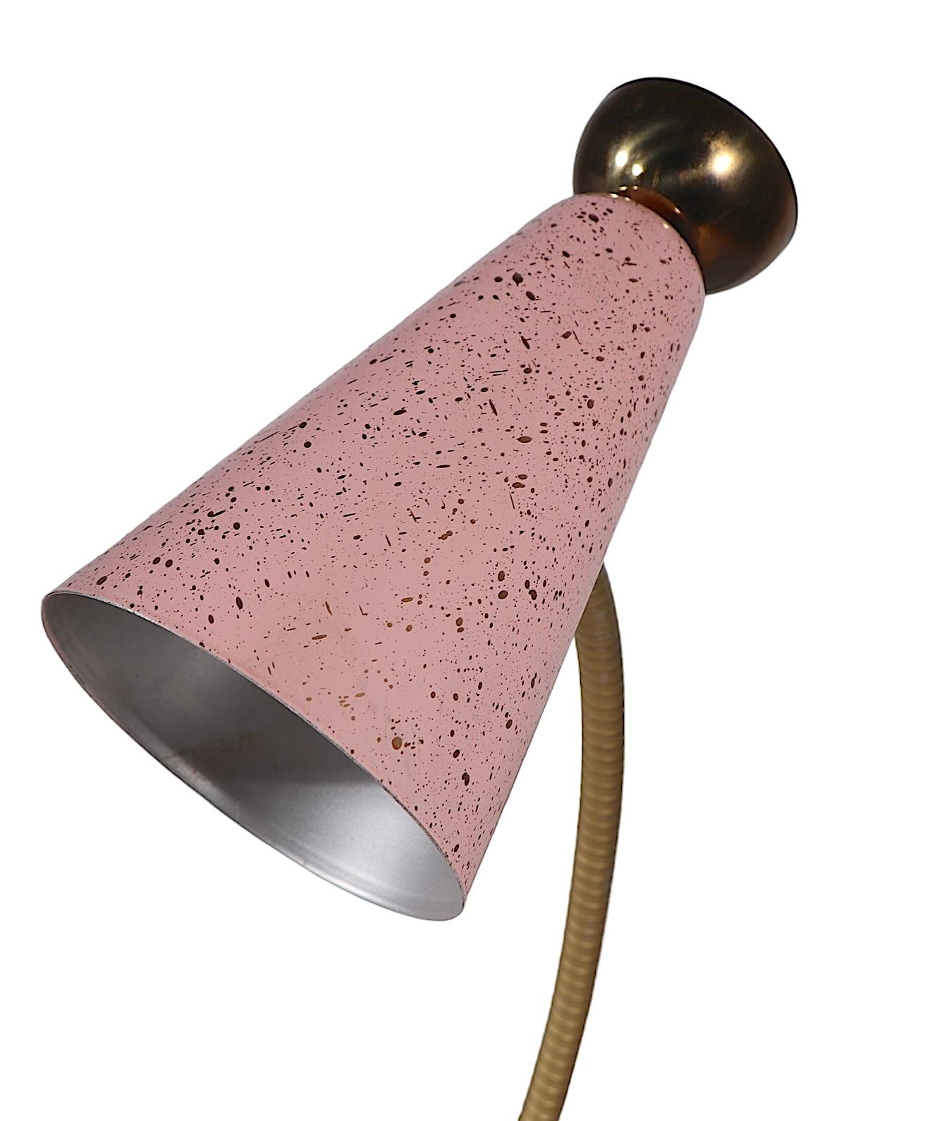 Mid Century Gooseneck Desk Lamp c. 1950's 2