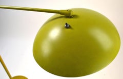 Mid Century Gooseneck Floor Lamp Attributed to Lightolier