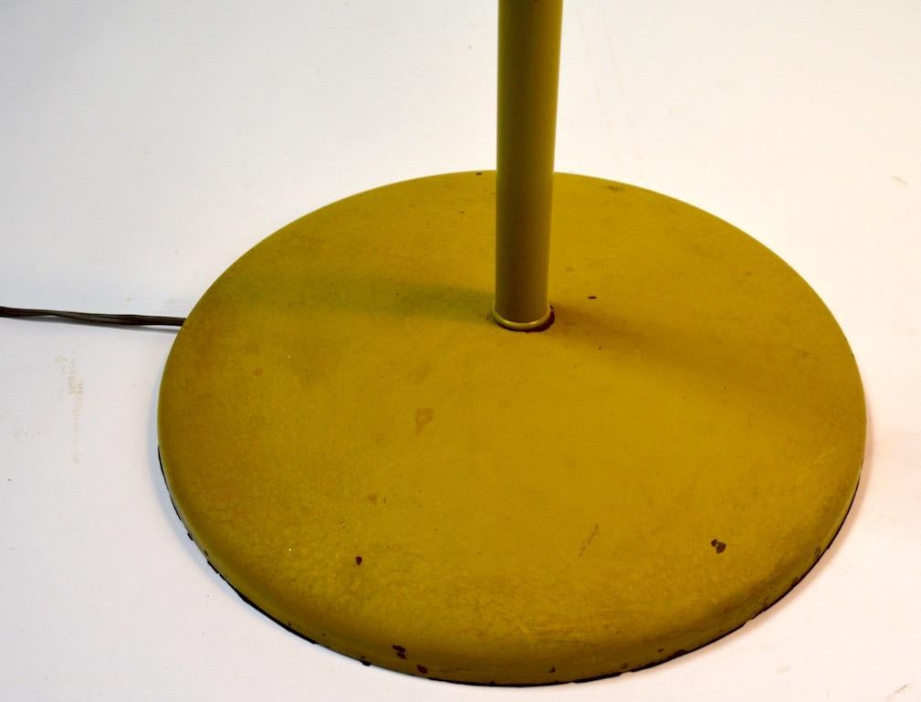 American Mid Century Gooseneck Floor Lamp Attributed to Lightolier