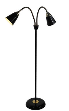 Mid Century Gooseneck Floor Lamp by Thurston for Lightolier