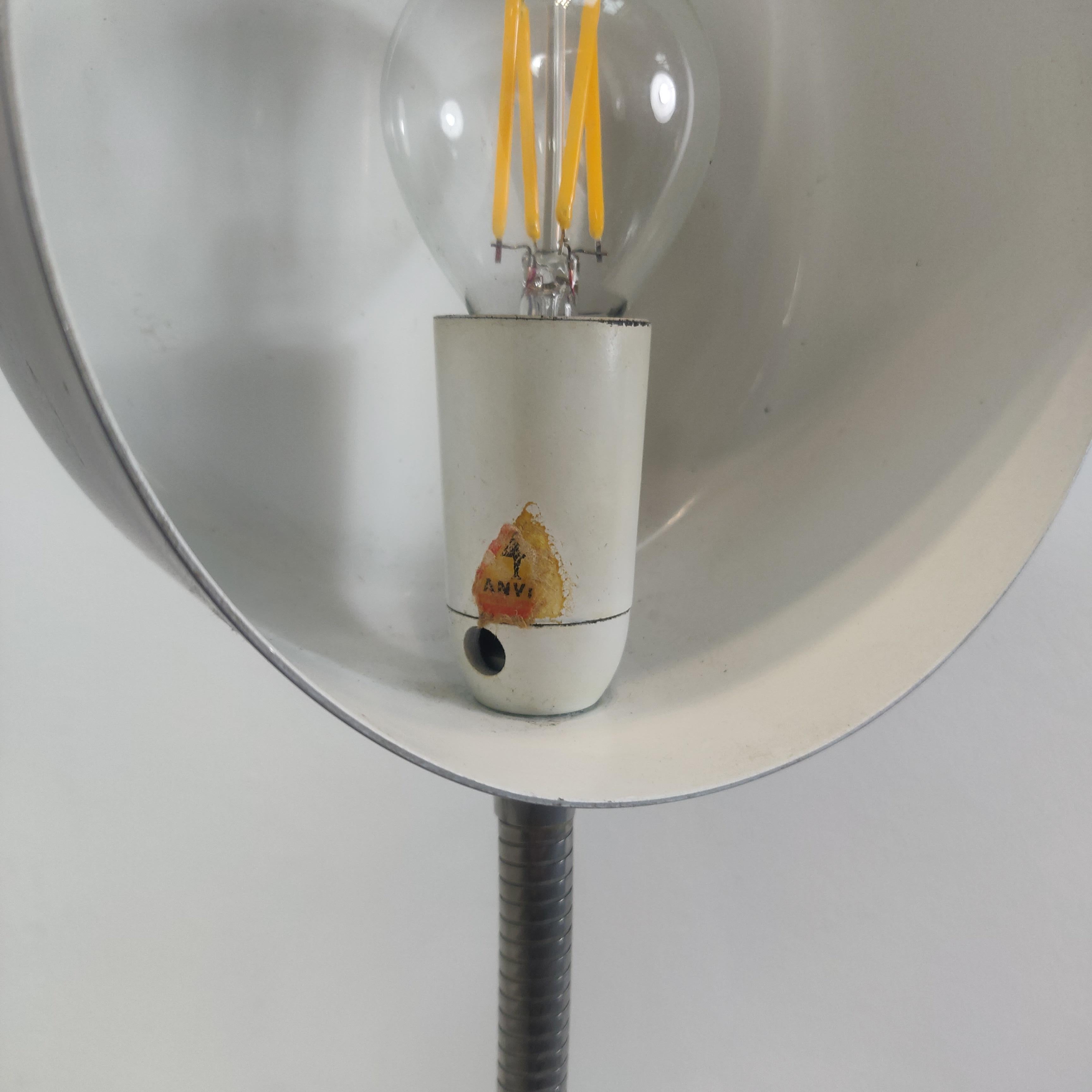 Lampe de table à col de cygne du milieu du siècle dernier par Jan Hoogervorst pour Anvia Almelo, années 1960 en vente 3