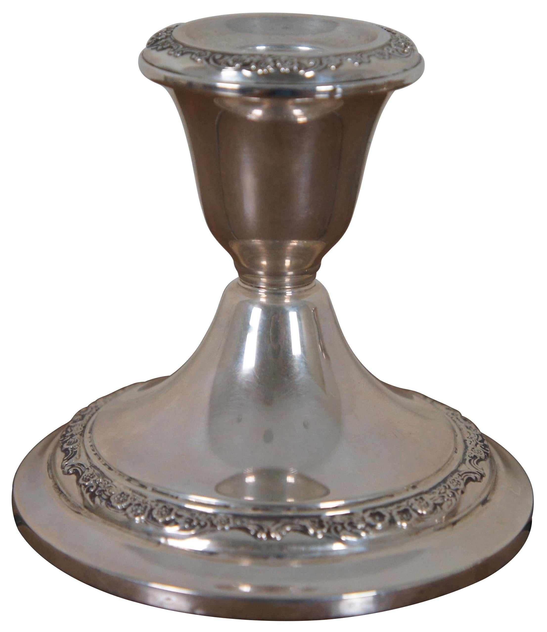 gorham silver candlesticks