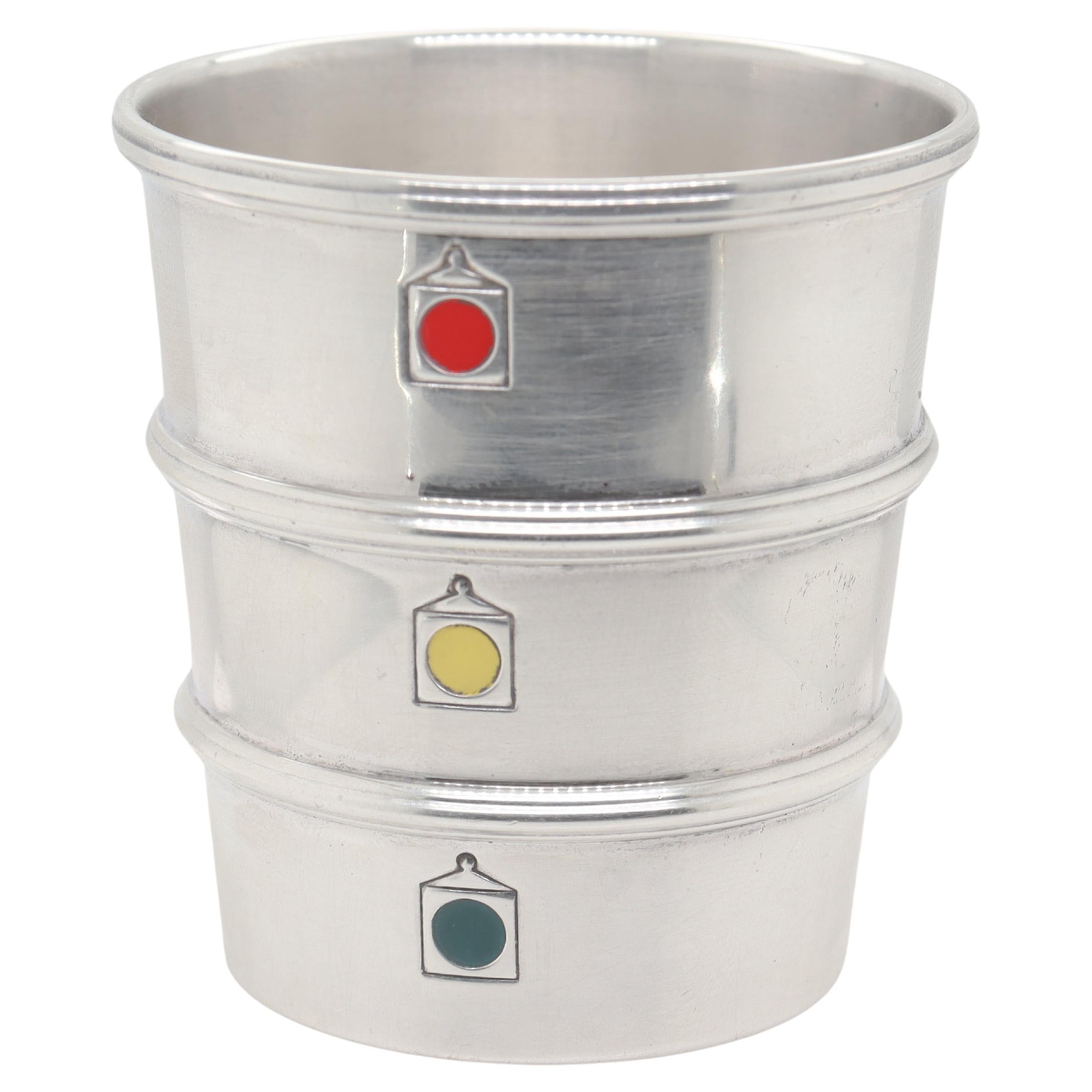 MidCentury Gorham Sterling Silver Cocktail "Stoplight Jigger" or