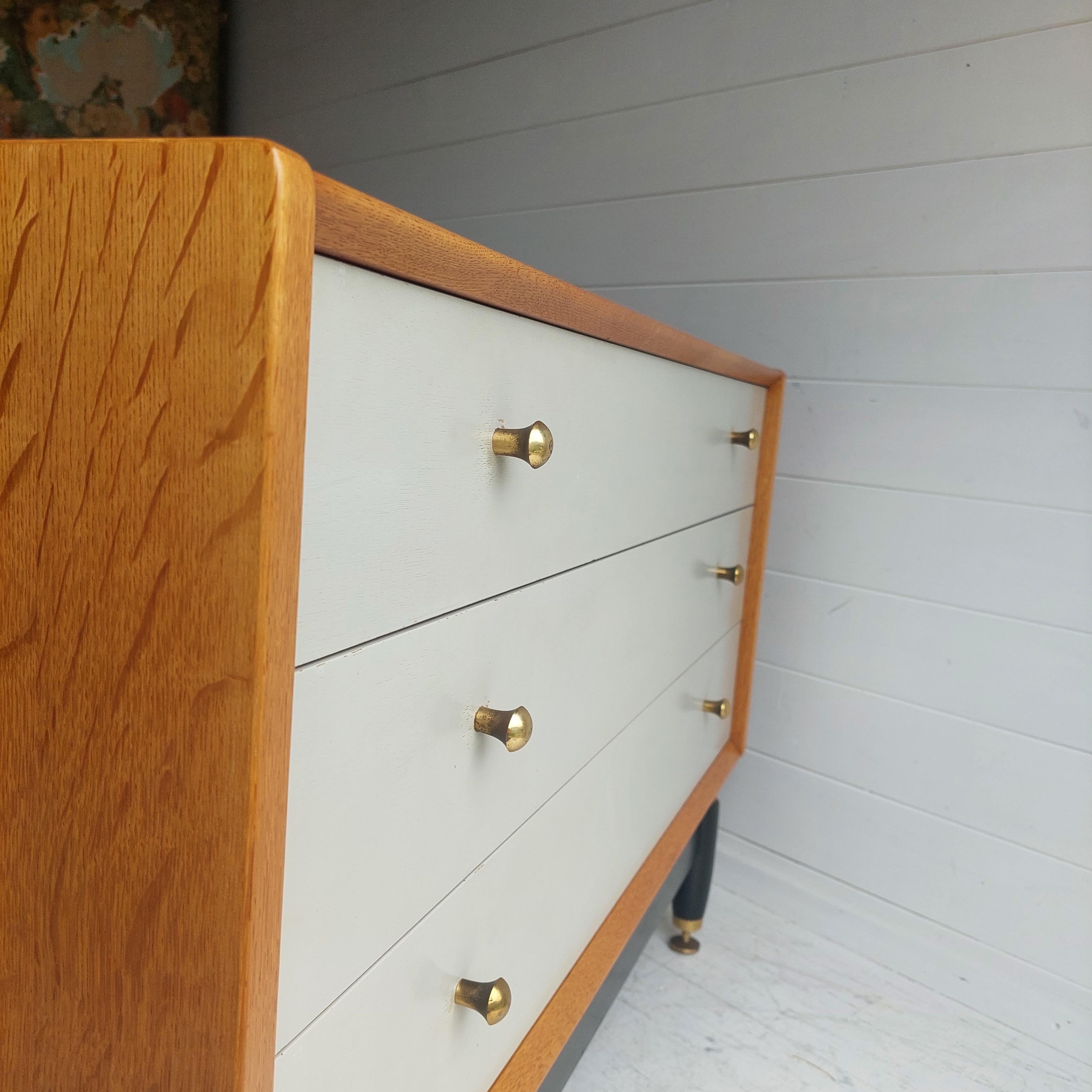 Midcentury Gplan Oak Chest of Drawers E Gomme, 1960s 3