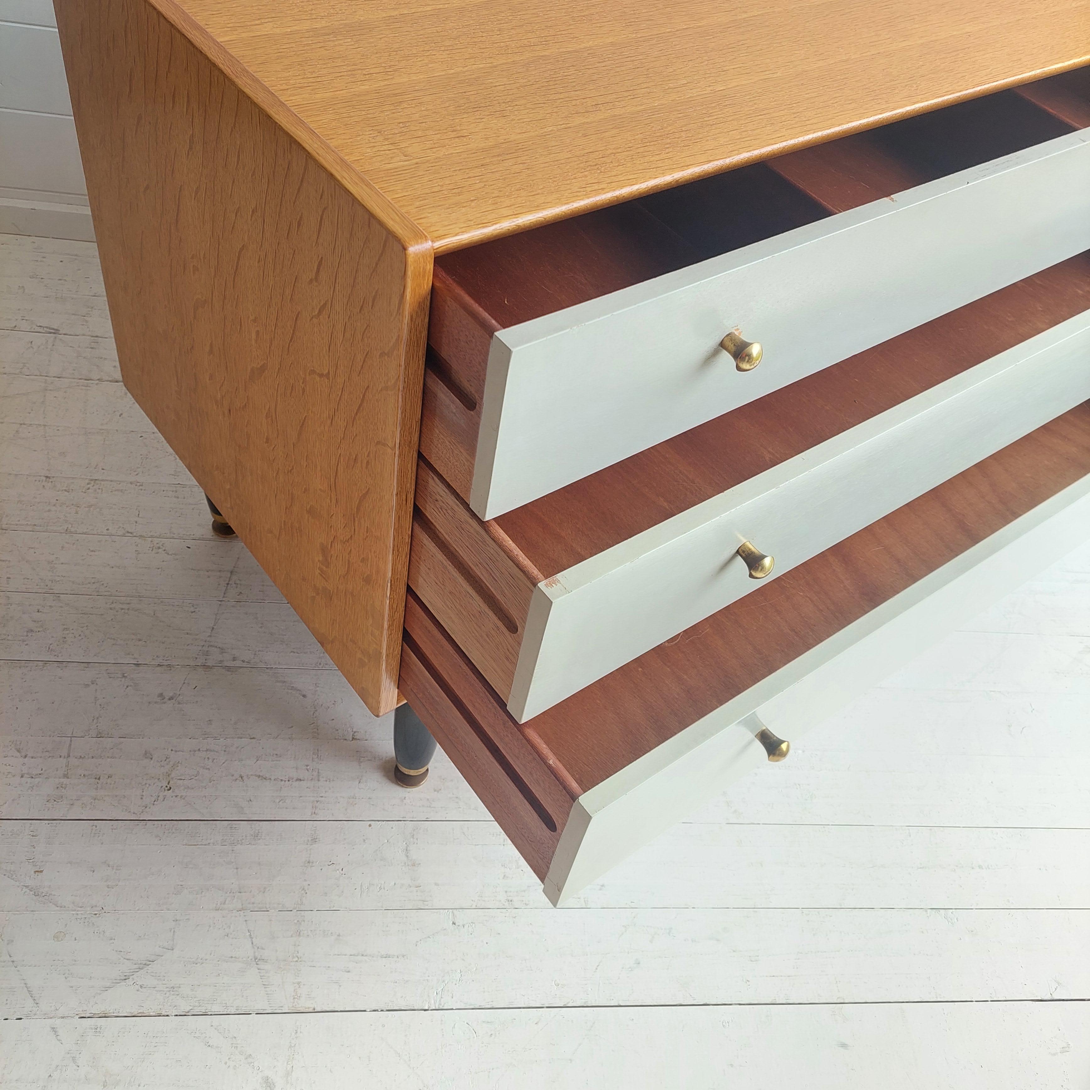 Midcentury Gplan Oak Chest of Drawers E Gomme, 1960s 4