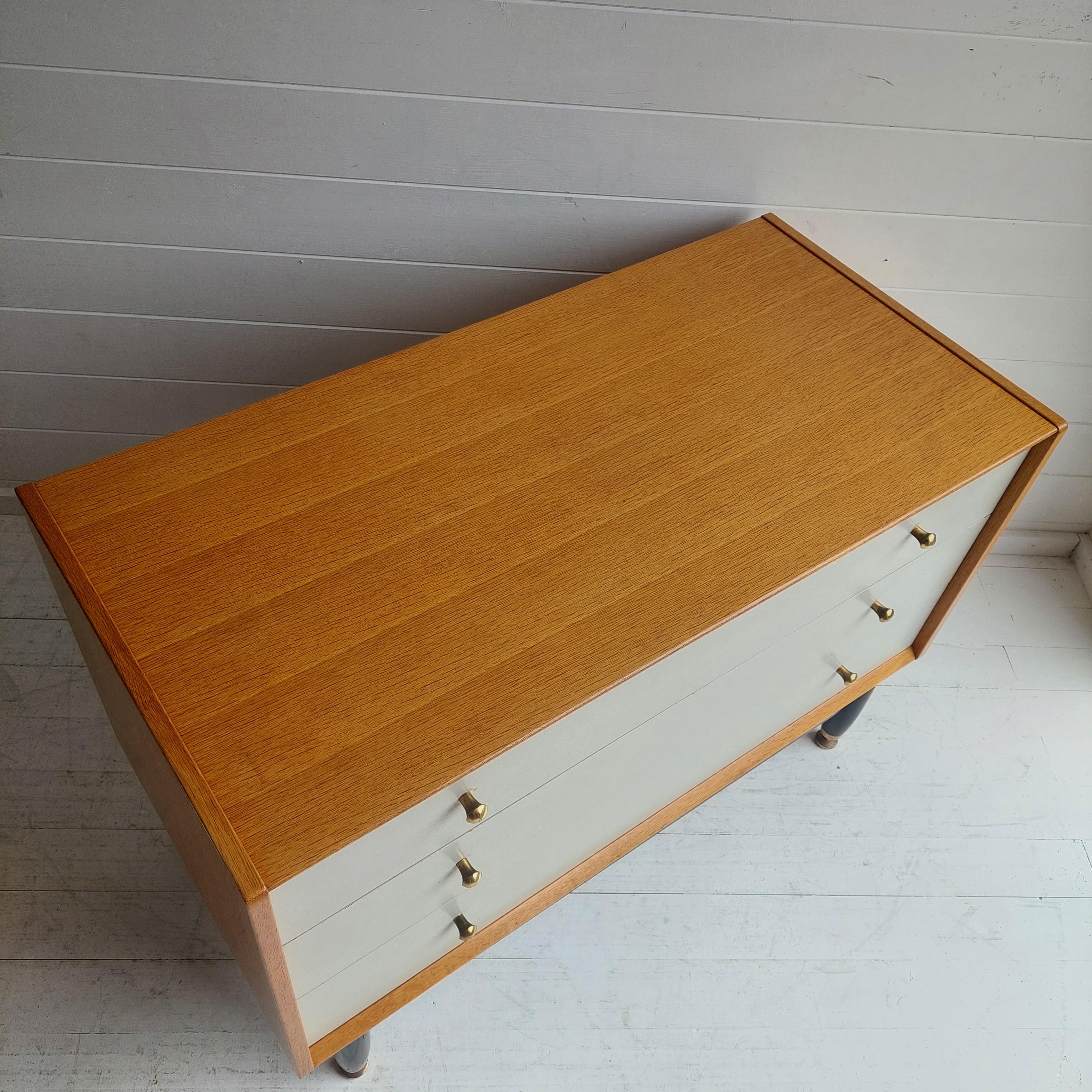 British Midcentury Gplan Oak Chest of Drawers E Gomme, 1960s