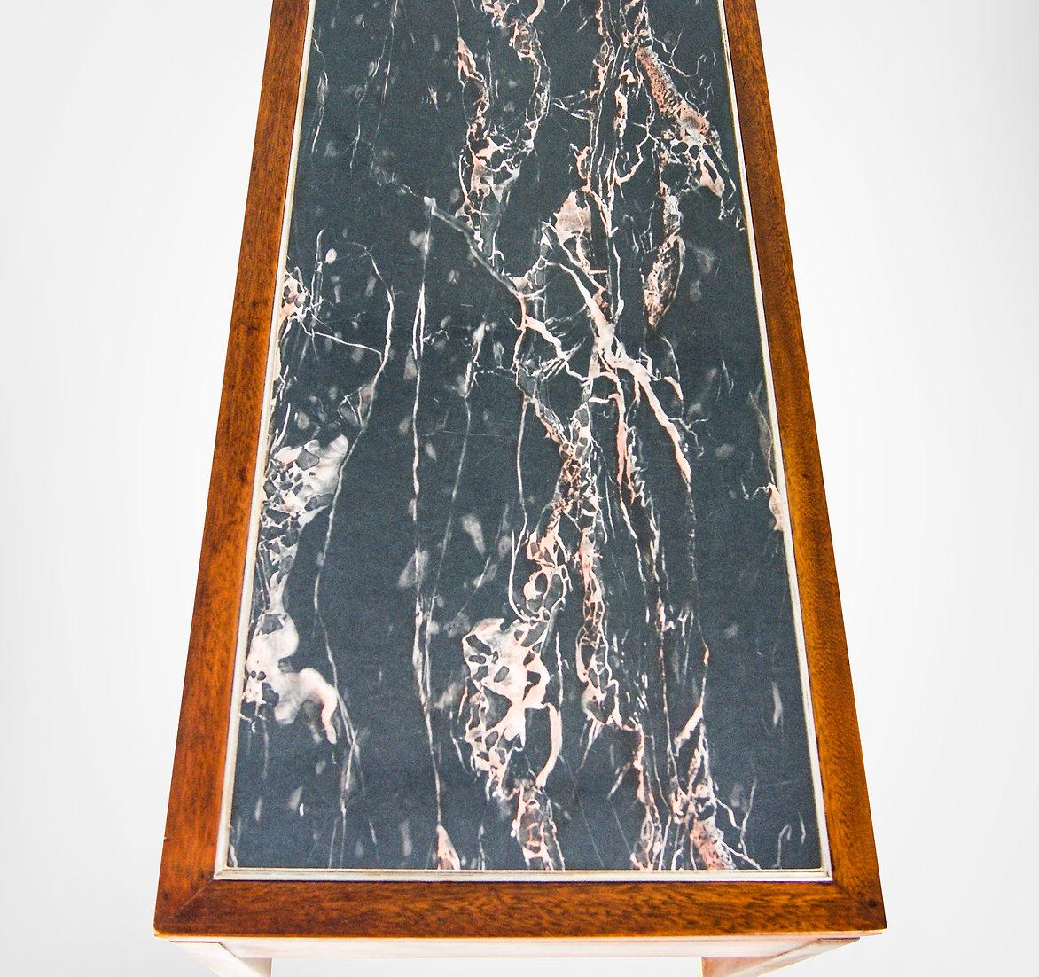 Table basse rectangulaire avec plateau en granit du milieu du siècle dernier par E Gomme pour G Plan en vente 2