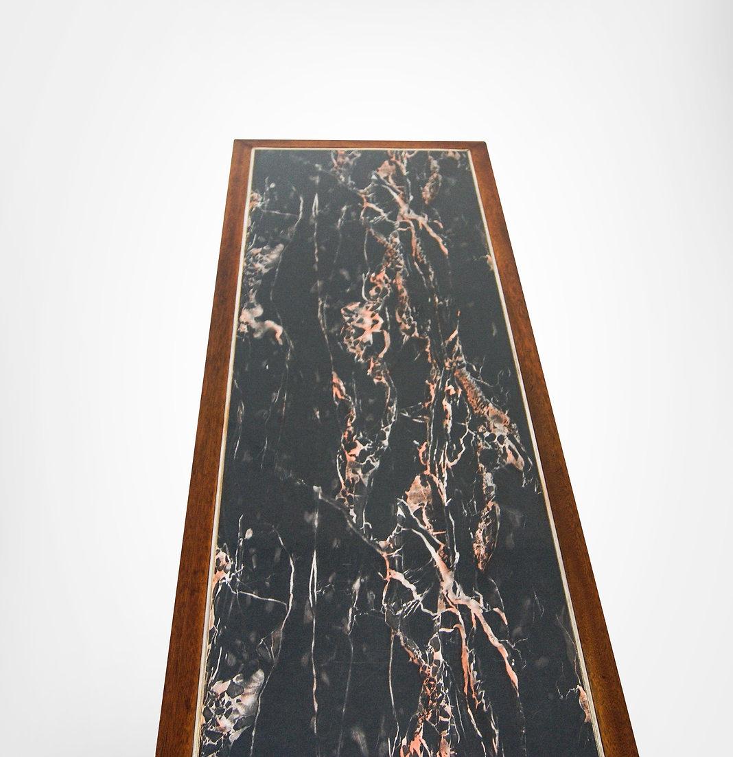 Table basse rectangulaire avec plateau en granit du milieu du siècle dernier par E Gomme pour G Plan en vente 1