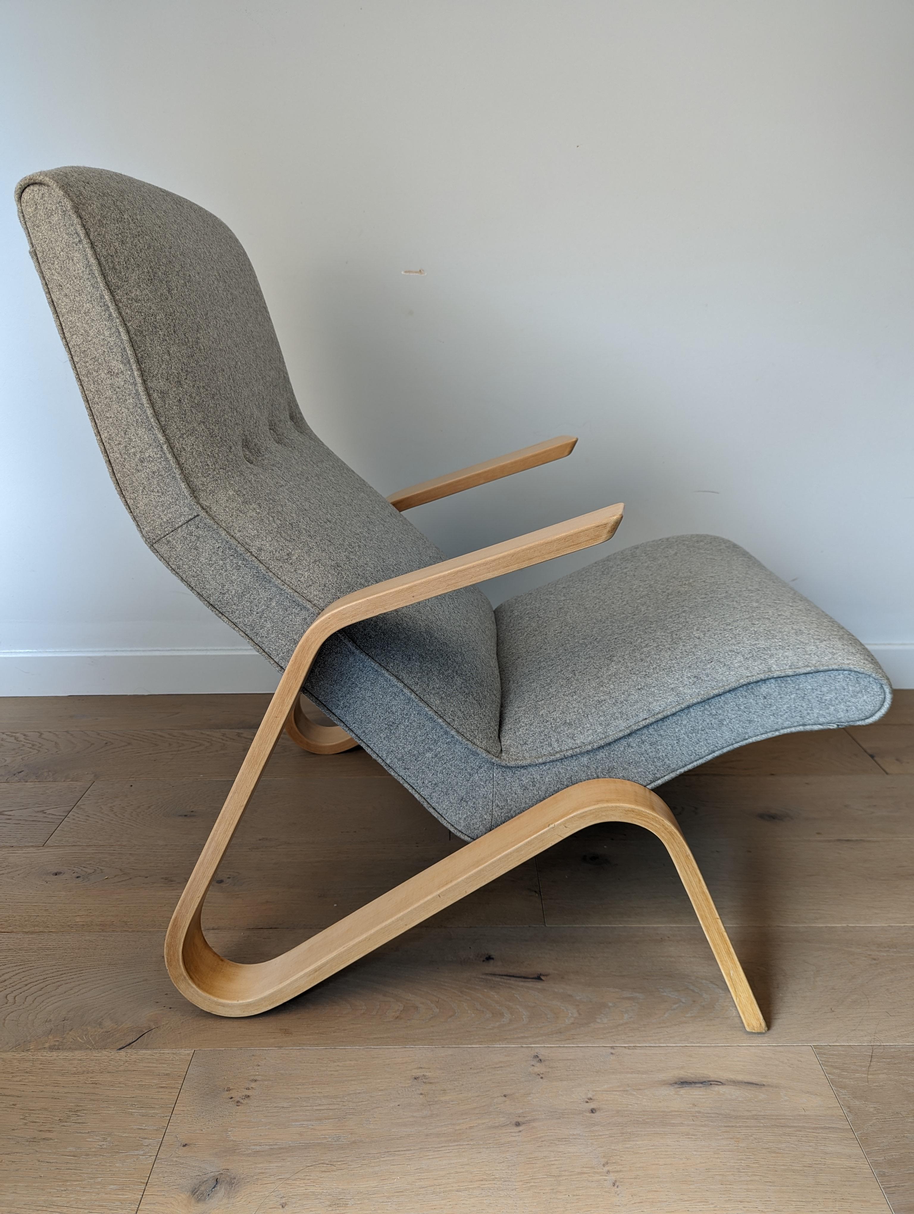 Chaise Grasshopper du milieu du siècle par Eero Saarinen pour Knoll (années 1950) en vente 6