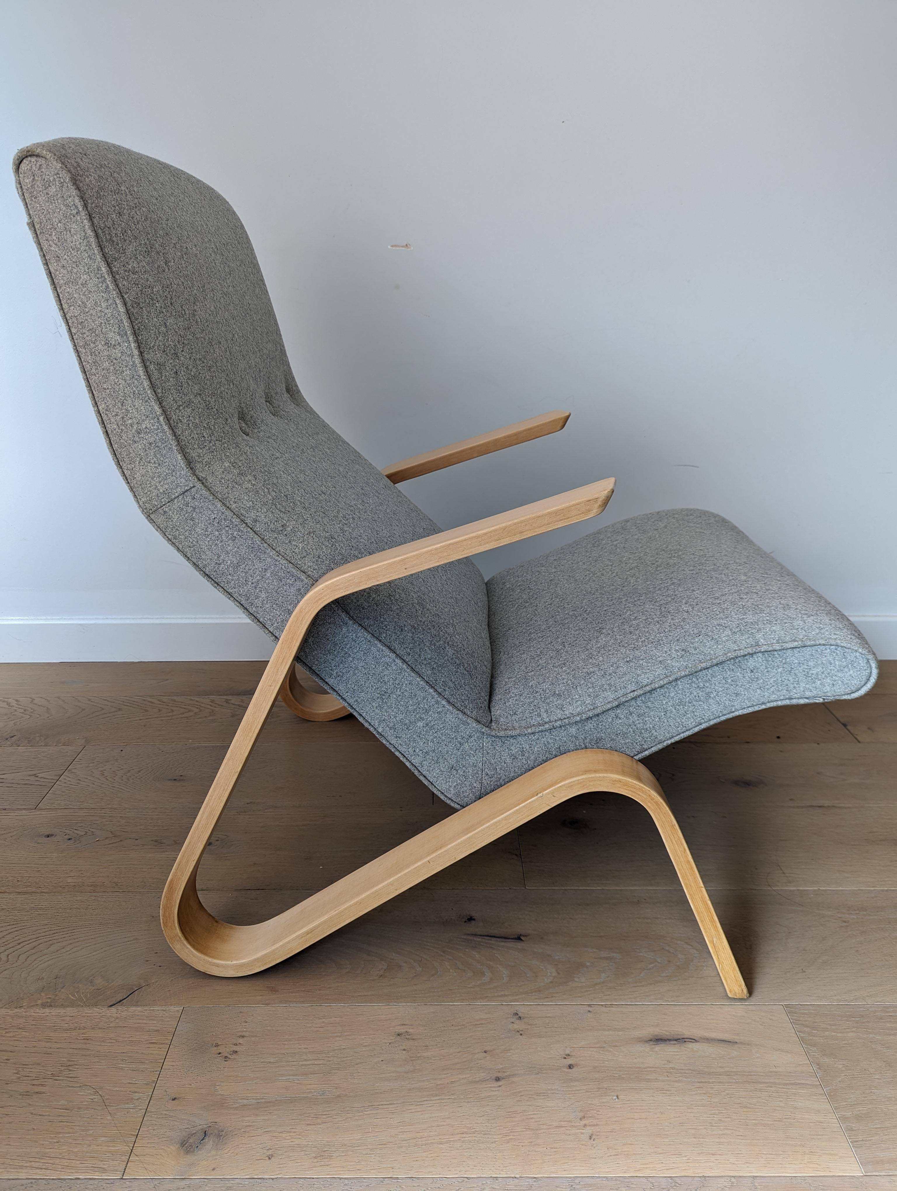 Grasshopper-Stuhl aus der Mitte des Jahrhunderts von Eero Saarinen für Knoll (1950er Jahre) (Moderne der Mitte des Jahrhunderts) im Angebot