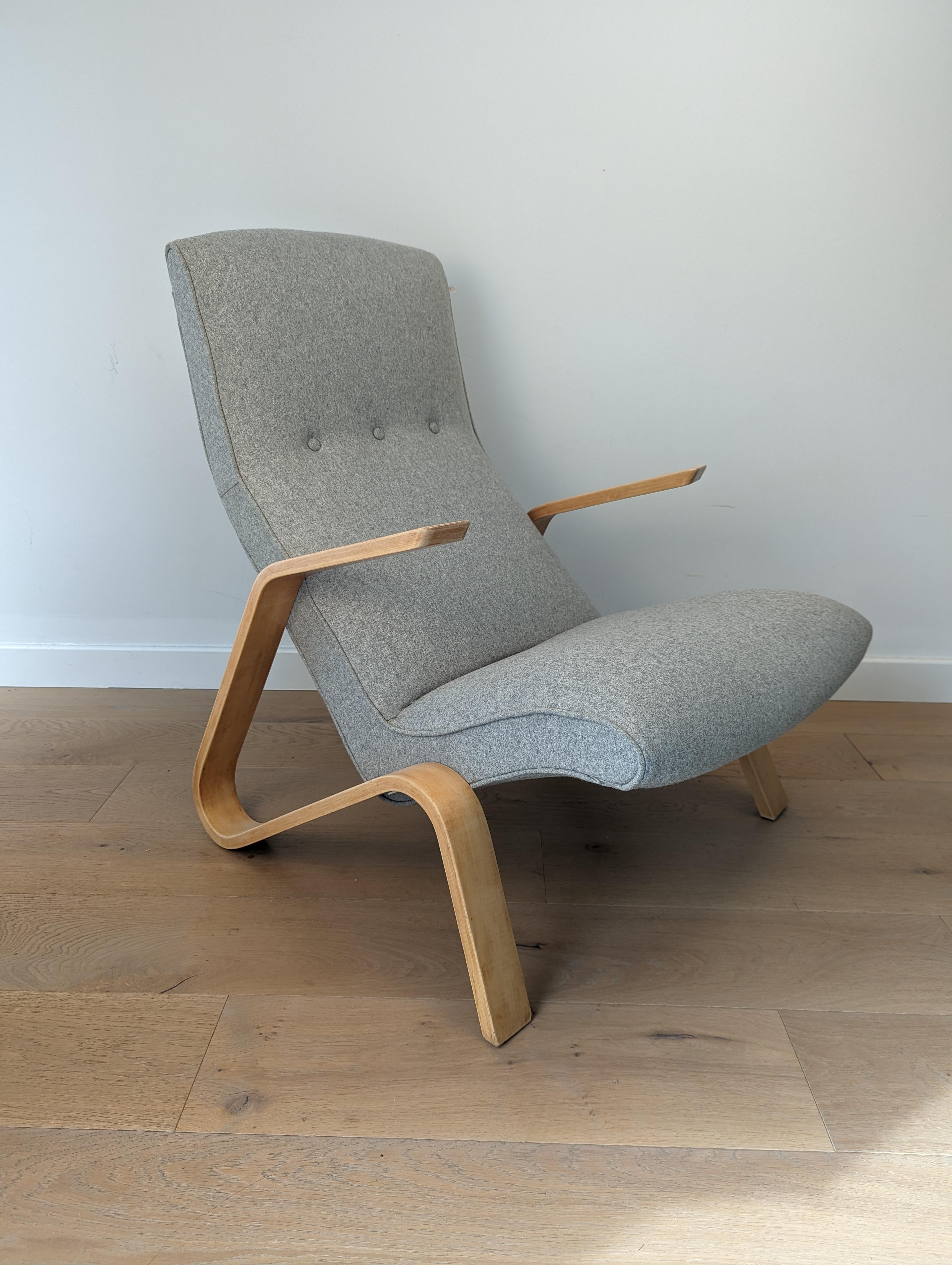 Grasshopper-Stuhl aus der Mitte des Jahrhunderts von Eero Saarinen für Knoll (1950er Jahre) (Schweizerisch) im Angebot