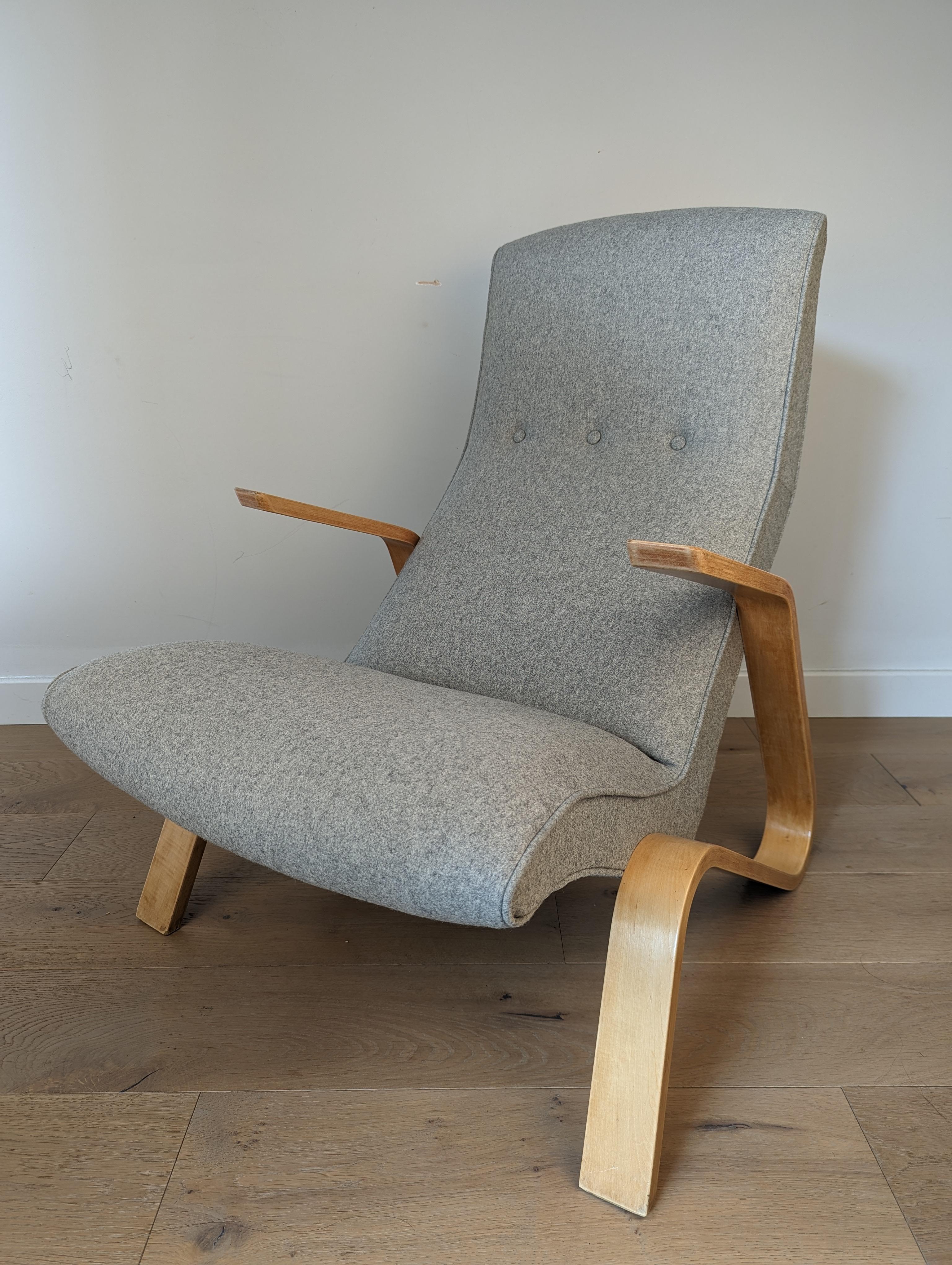 Grasshopper-Stuhl aus der Mitte des Jahrhunderts von Eero Saarinen für Knoll (1950er Jahre) im Zustand „Gut“ im Angebot in Tunbridge Wells, GB
