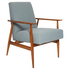 Fauteuil Dante gris bleu du milieu du siècle, H. Lis, années 1960