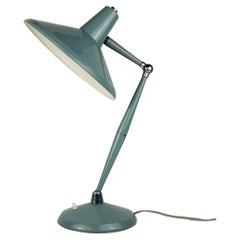 Mid-Century Gray Desk Lamp by Stilnovo Italy 1960s